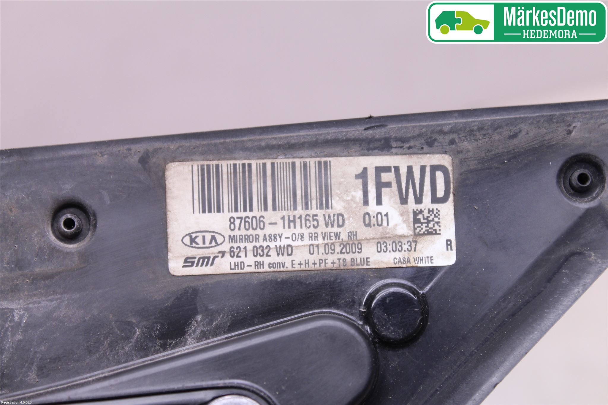 Kia CEED 06-12 Spegel Yttre El Hö