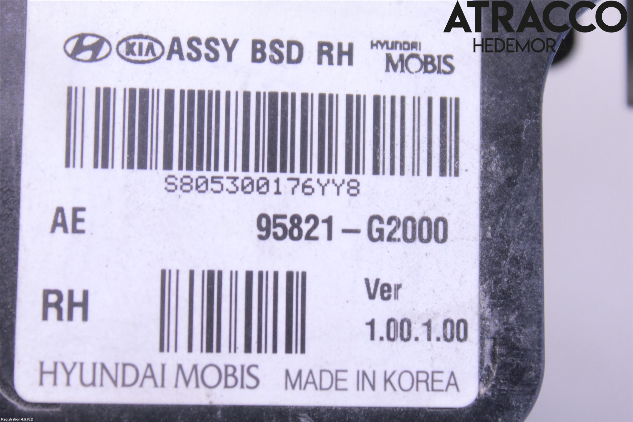 Hyundai IONIQ AE 17-22 Sensor Aktivt Kollisionsskydd