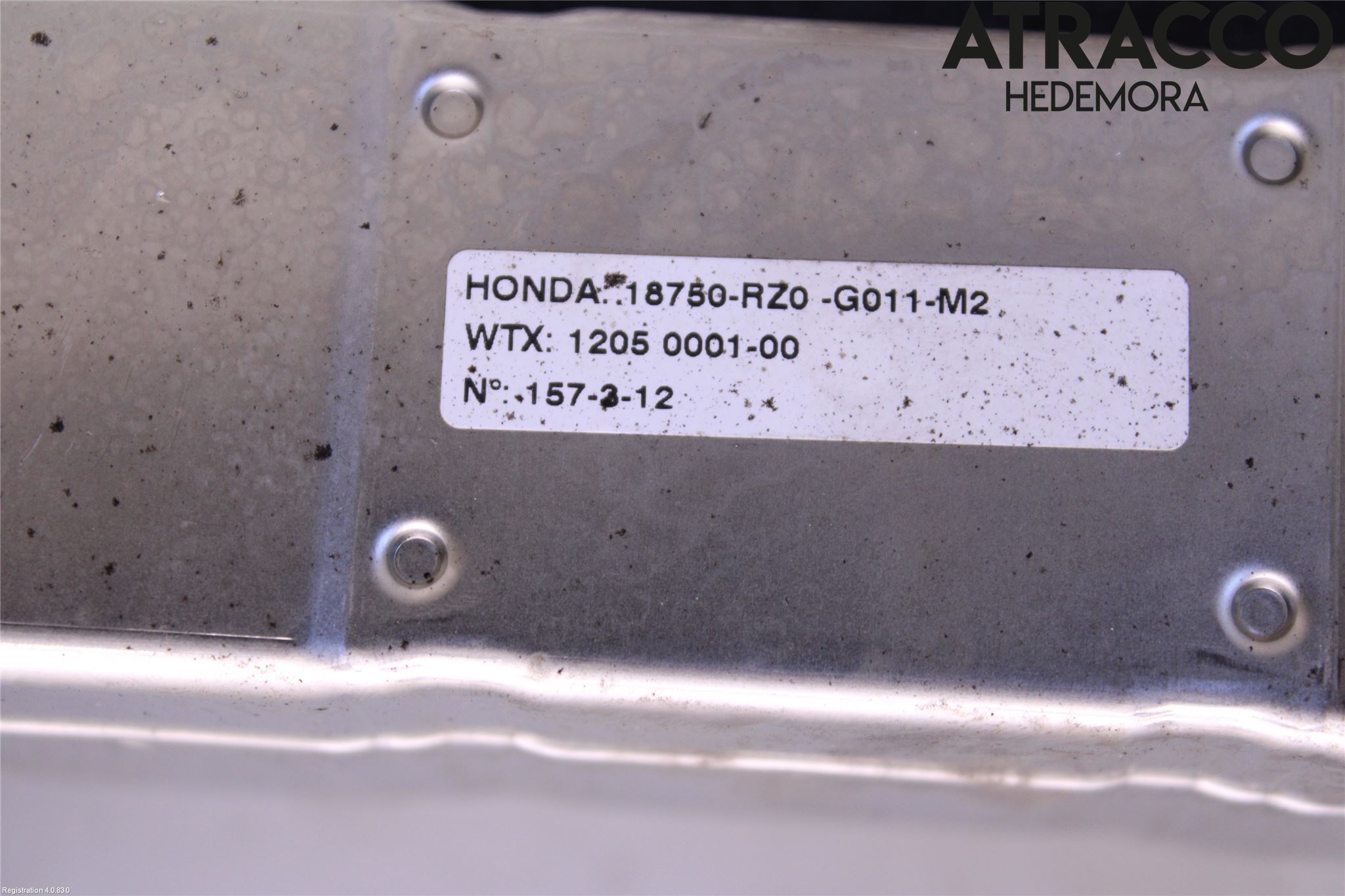 Honda CIVIC 12-16 Avgaskylare