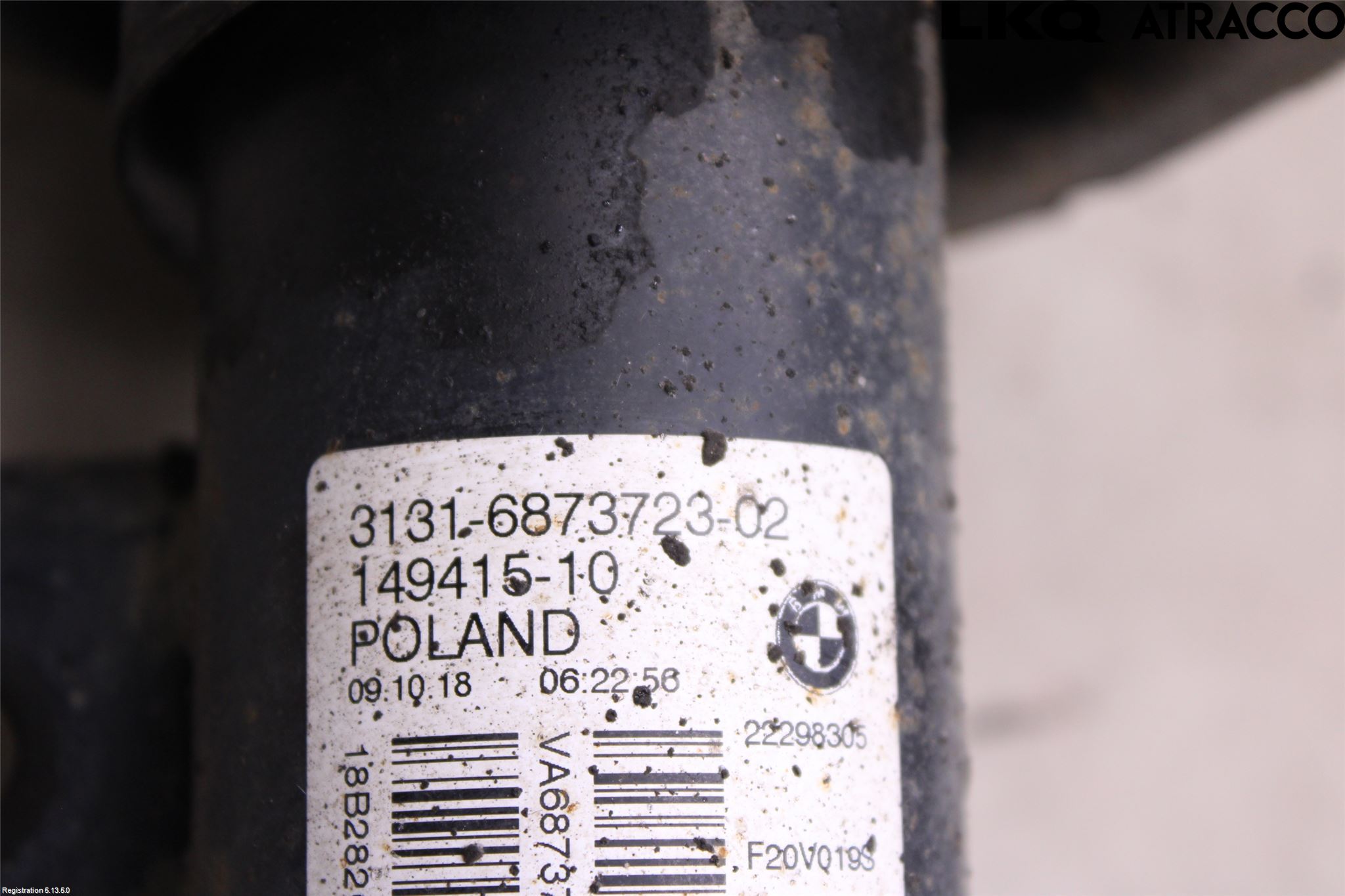 BMW 1 F20/F21 11-19 Fjäderben Fram Höger