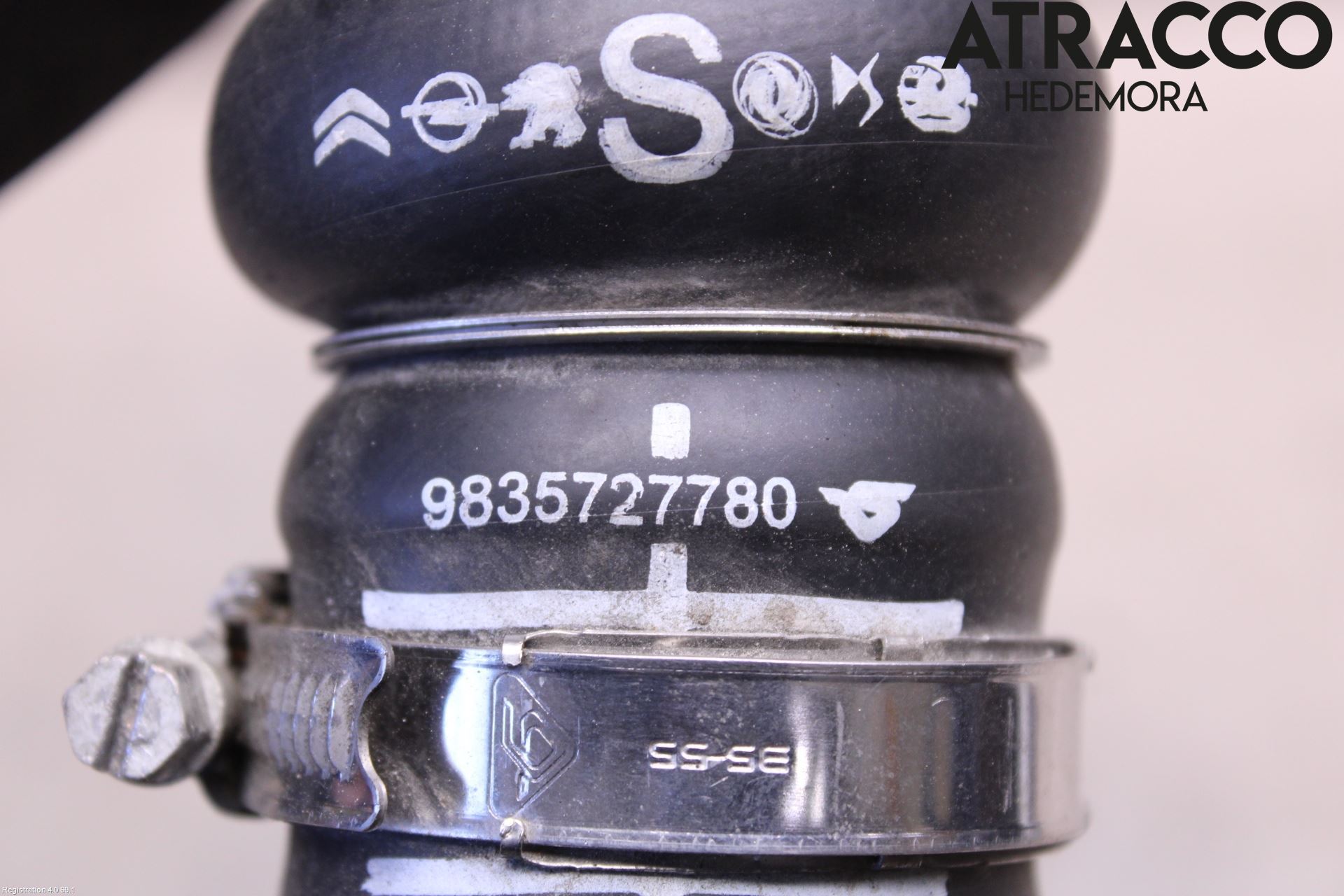 Peugeot 208/E-208 20- Laddluft-Intercoolerrör