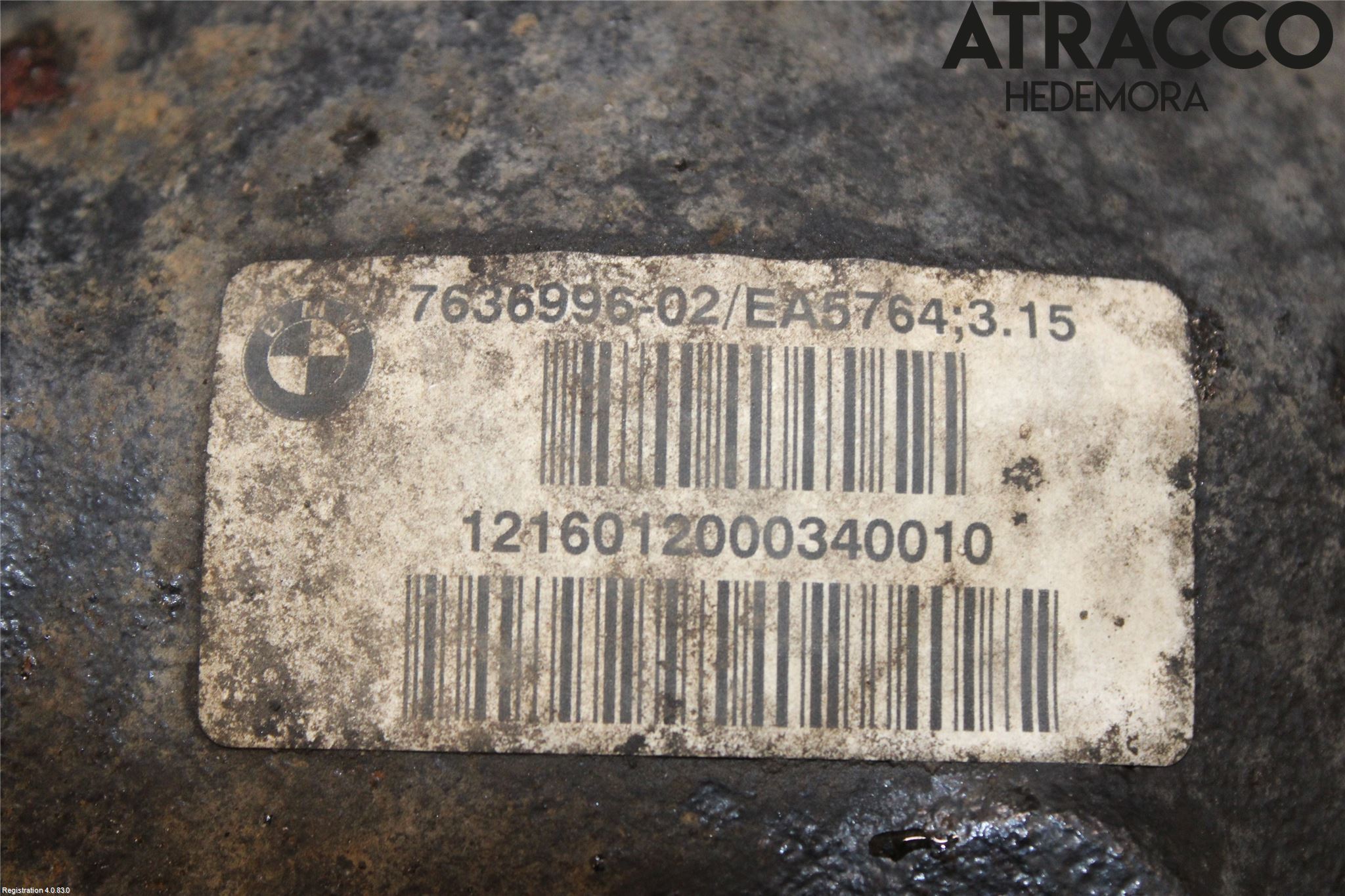 BMW X5 F15 13-18 Bakväxel-Diff