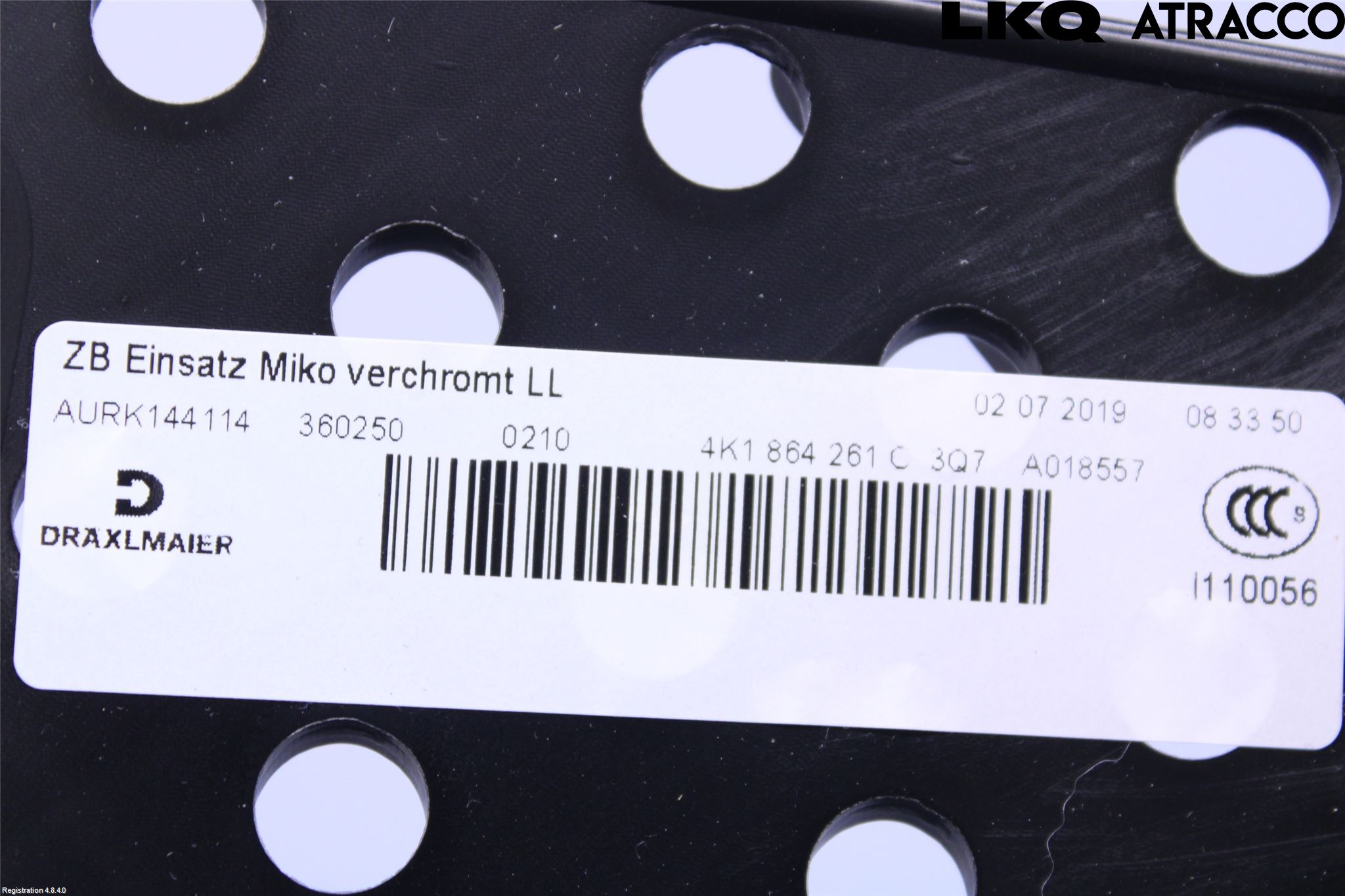 Audi A6 F2/C8 19- Instrumentkonsoll Mitt