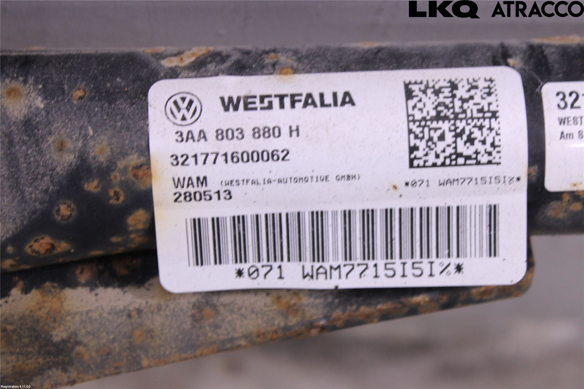 Volkswagen VW PASSAT 15-19 Dragkrok