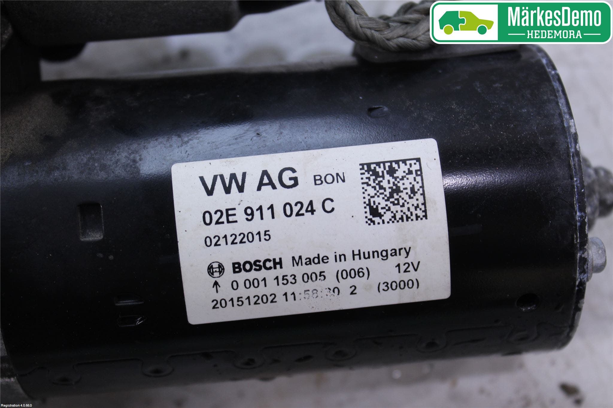 Volkswagen VW CADDY 16-20 Startmotor Diesel