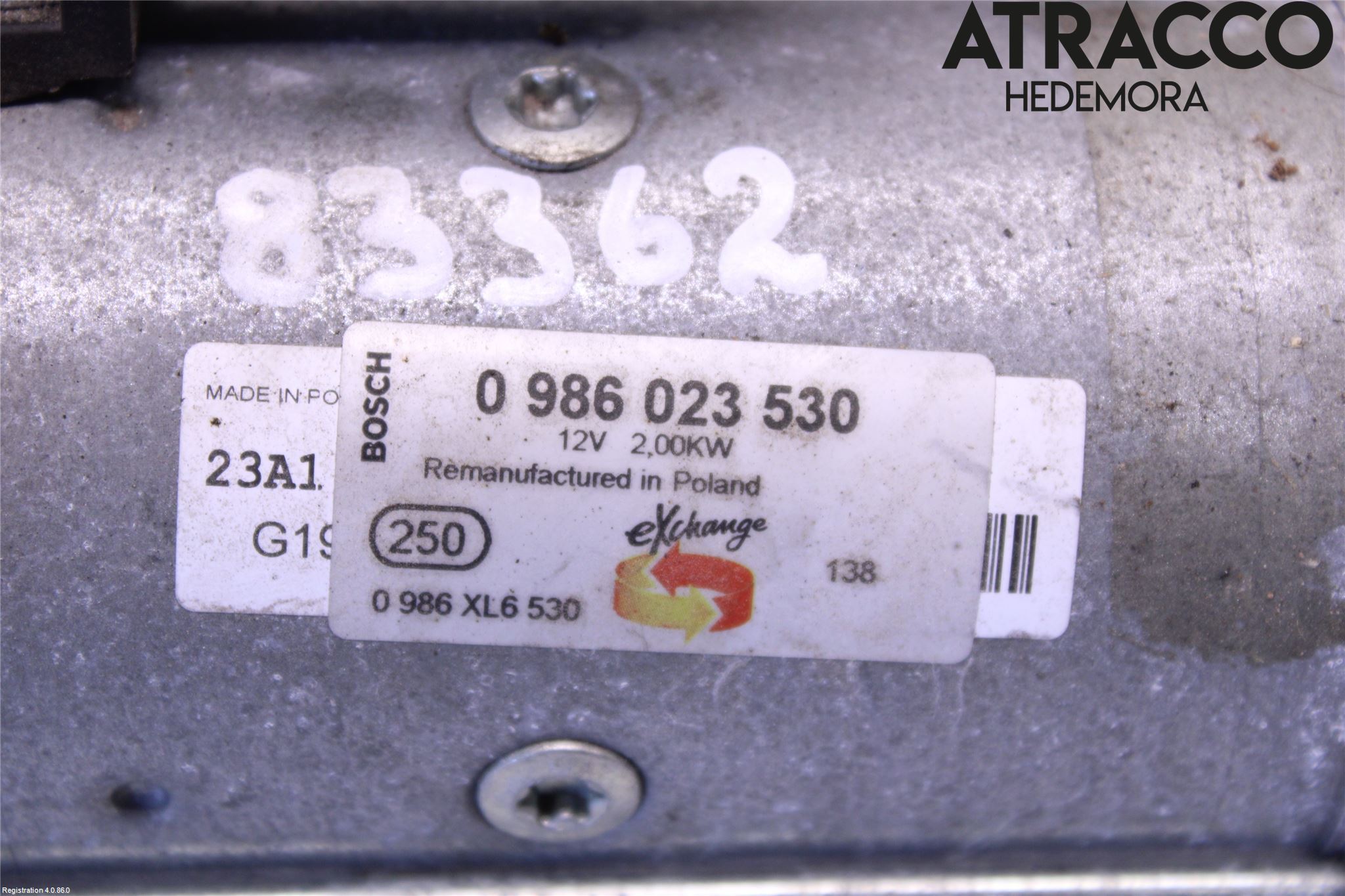 Nissan QASHQAI 10-14 Startmotor Diesel