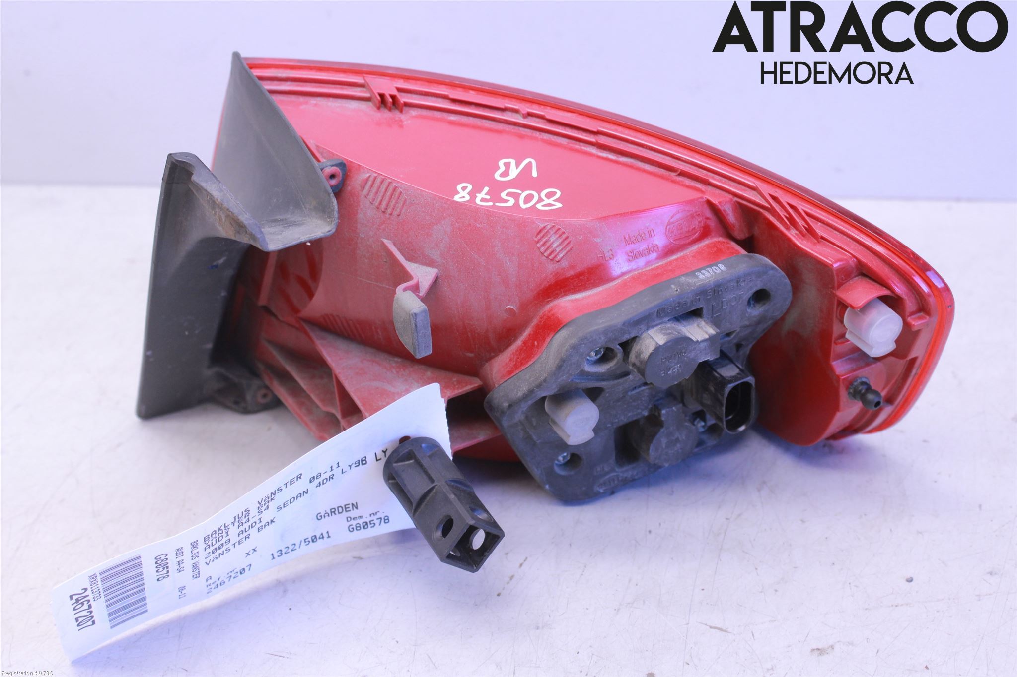 Audi A4/S4 08-11 Bakljus Vänster