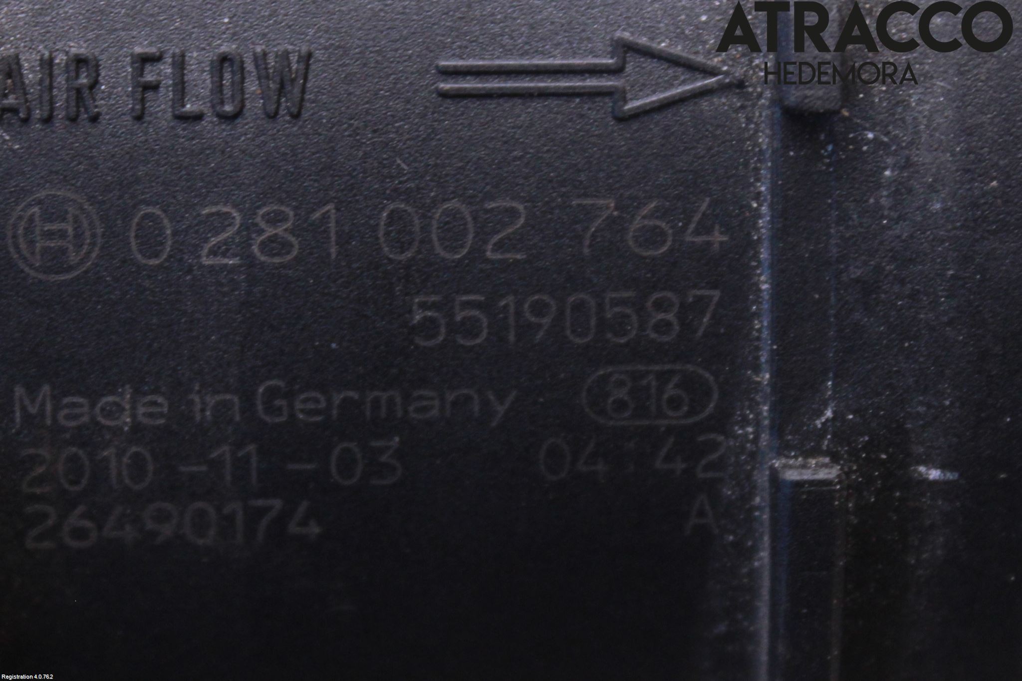 Saab 9-3 VER2/VER3 08-15 Injluftmassamätare