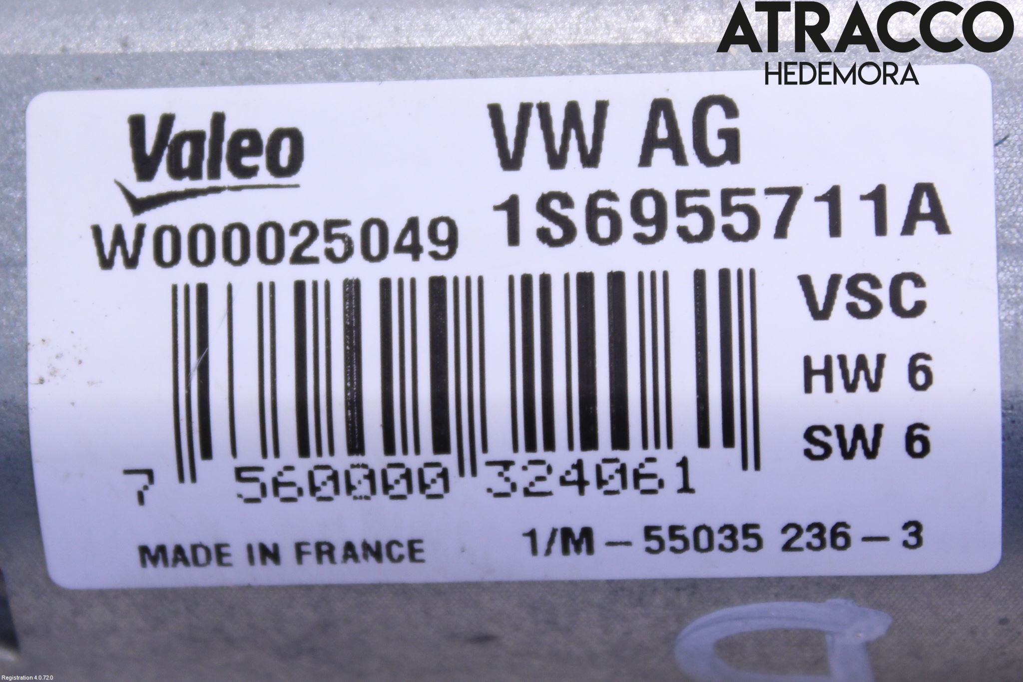 Skoda CITIGO / CITIGO E IV Torkarmotor Baklucka