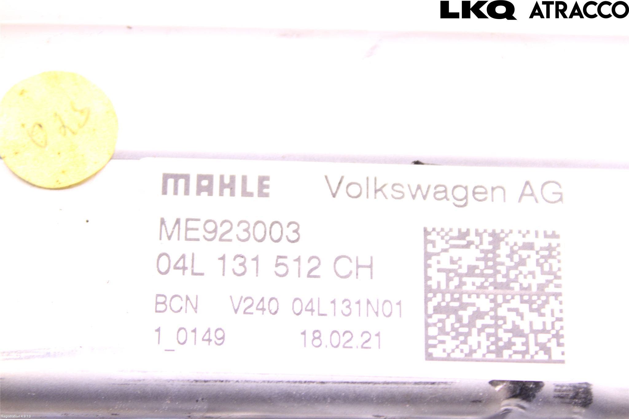 Volkswagen VW TRANSP/CARAVELLE (T6) 16-22 Avgaskylare