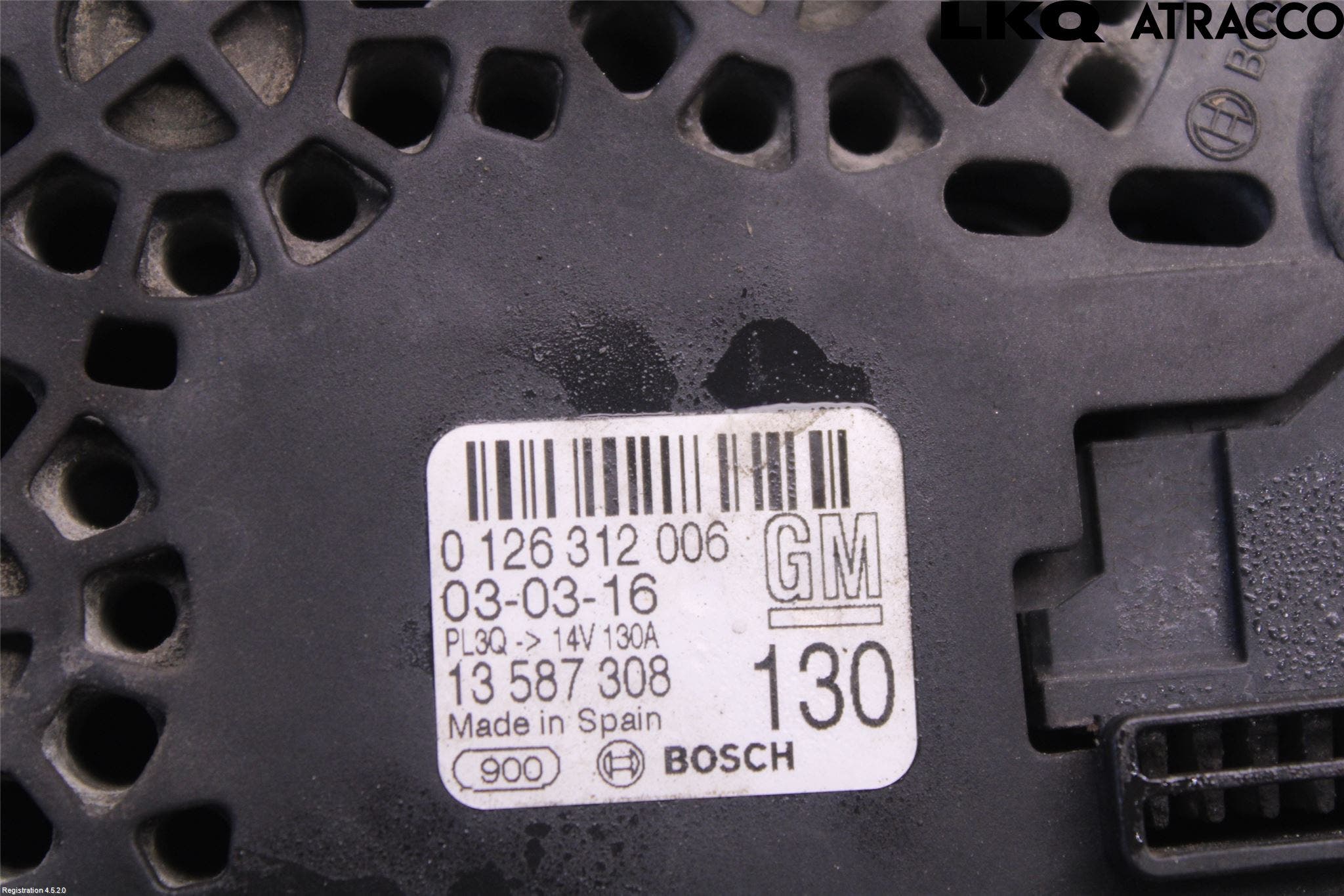 Opel ASTRA K 16-22 Generator