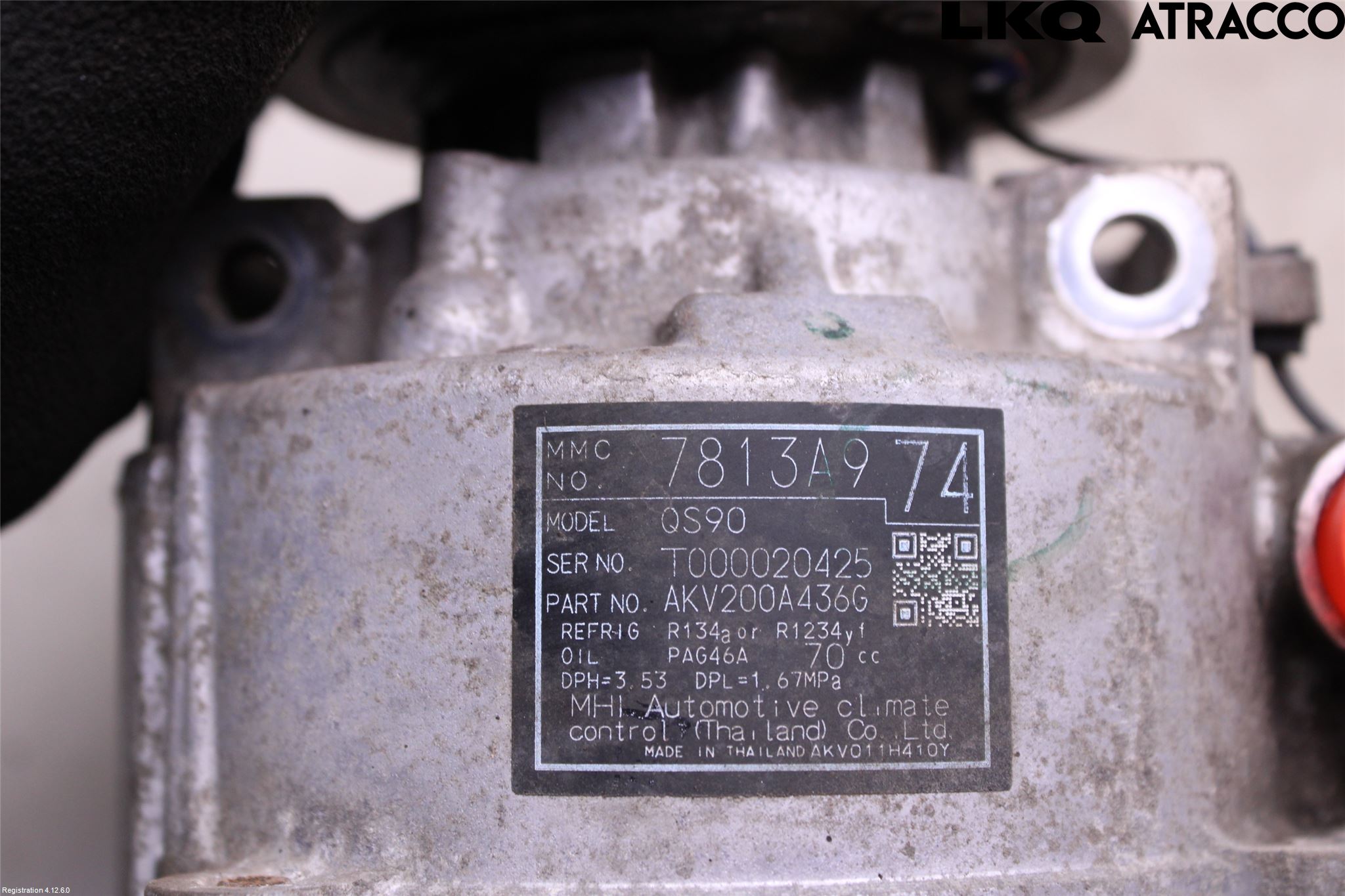 Mitsubishi ASX 10-22 Ac Kompressor