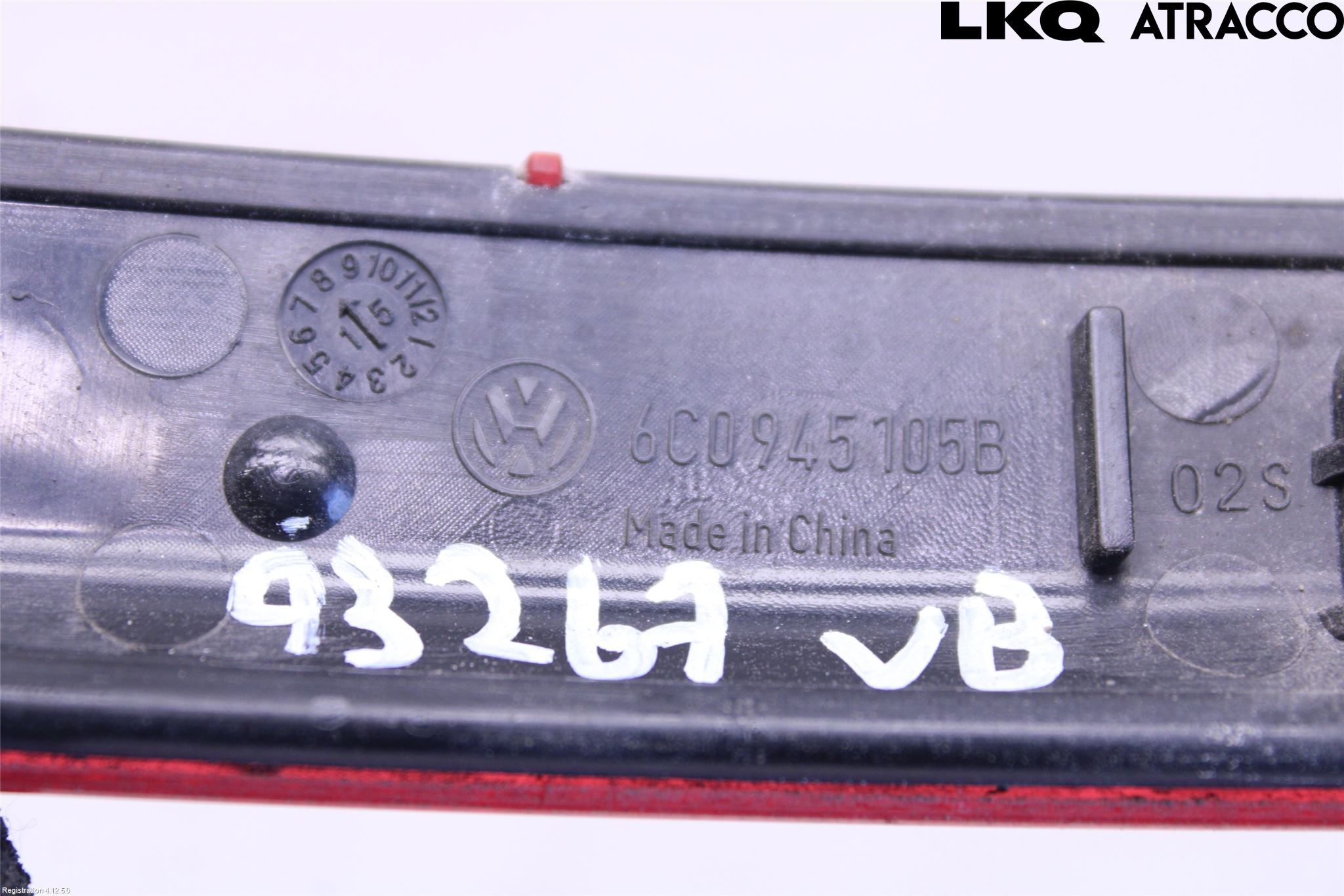 Volkswagen VW POLO 10-17 Dimljus/Reflex Bak