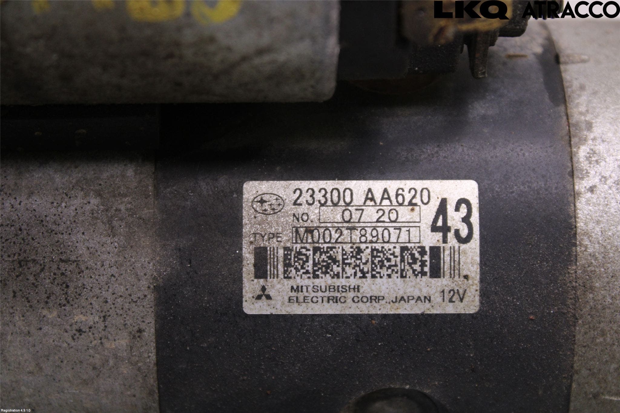 Subaru FORESTER SH 08-13 Startmotor Diesel