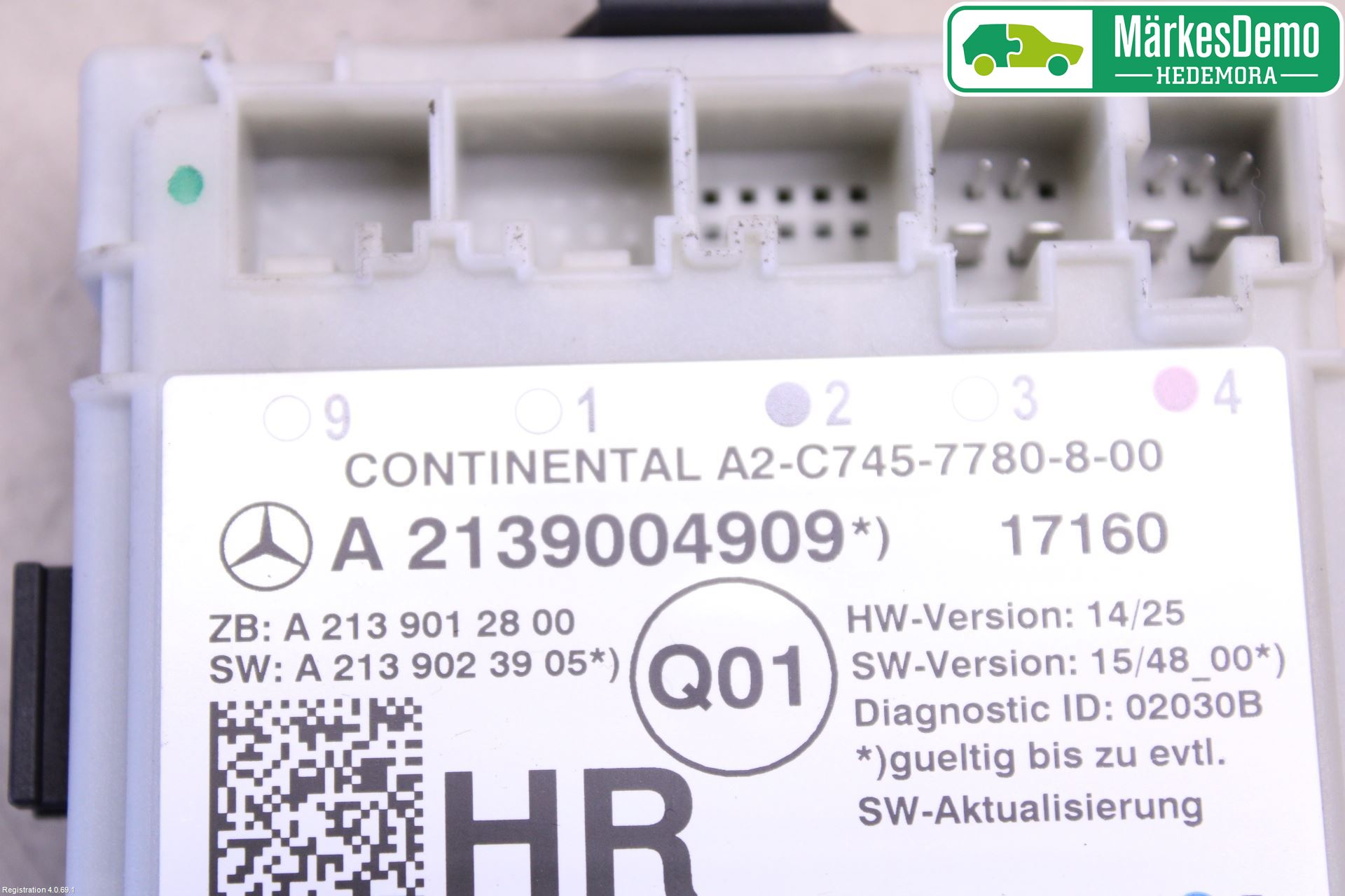 Mercedes-Benz MB E-KLASS (W213) 16-23 Styrenhet Dörr