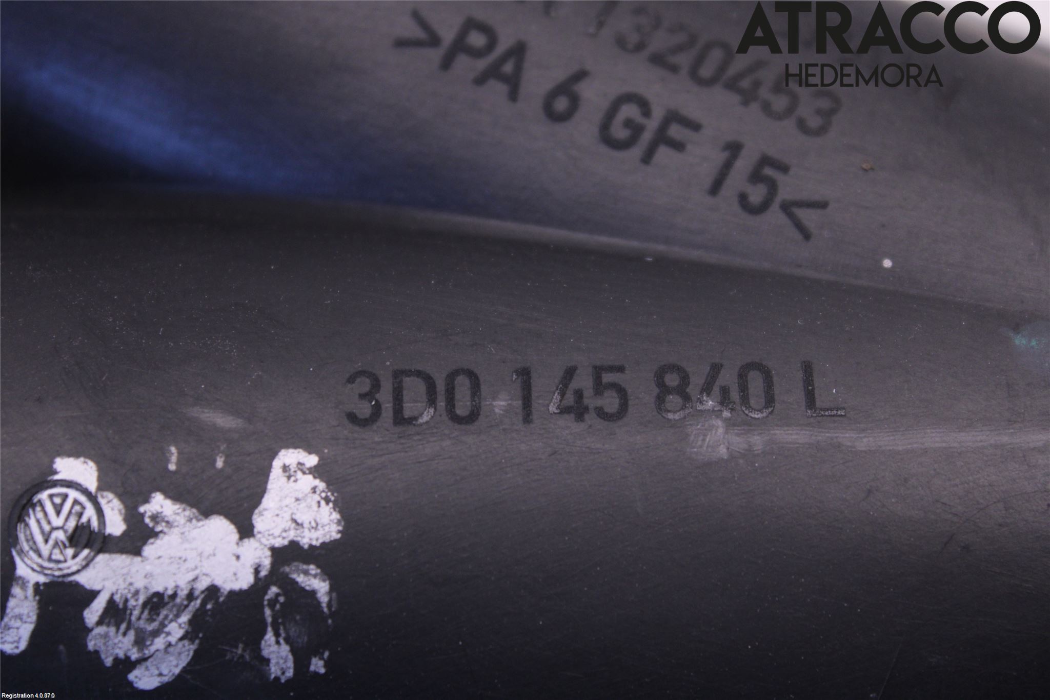 Volkswagen VW PHAETON Laddluft-Intercoolerrör