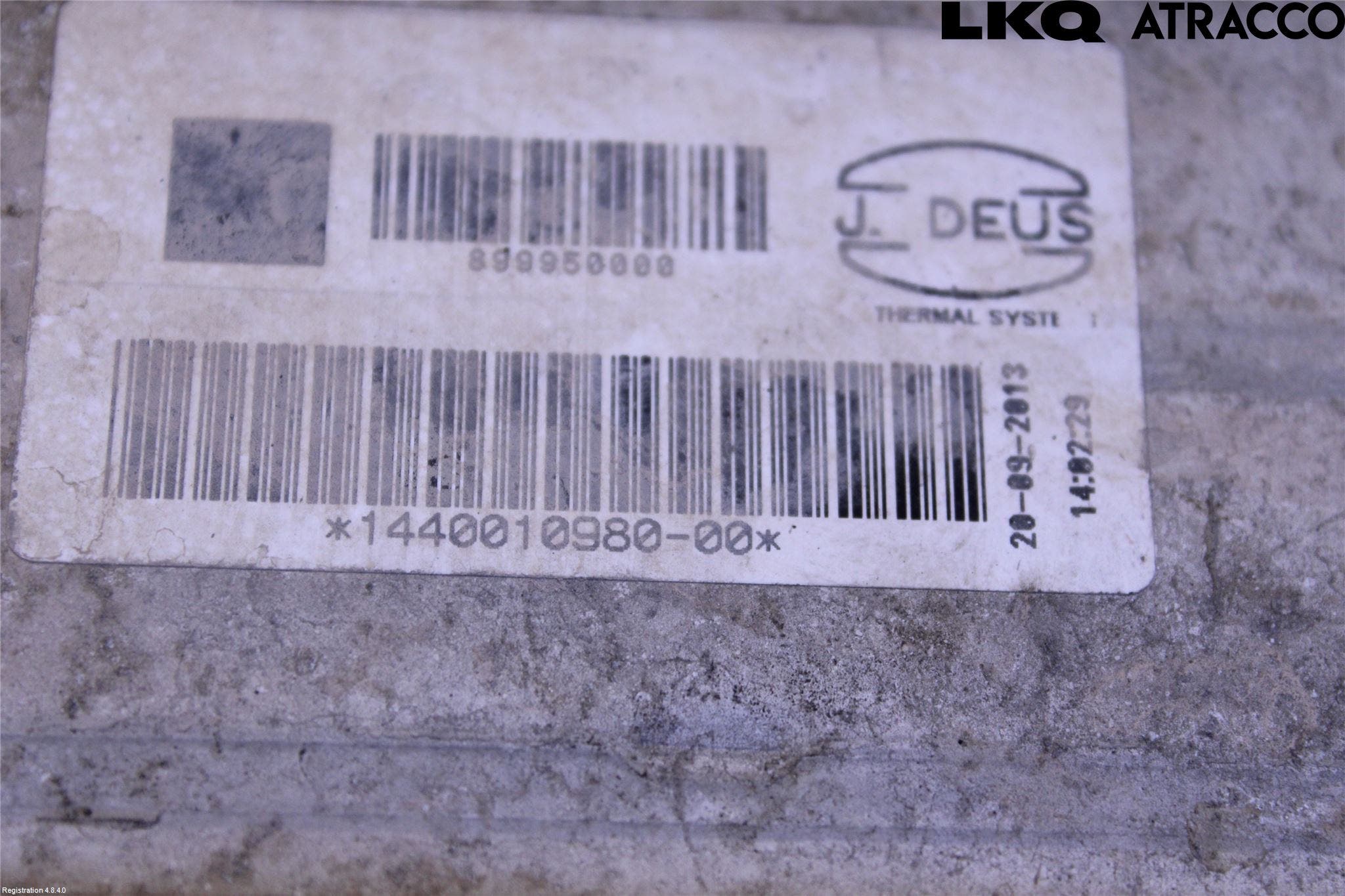 Toyota PROACE I 13-16 Laddluft-Intercooler Kyl