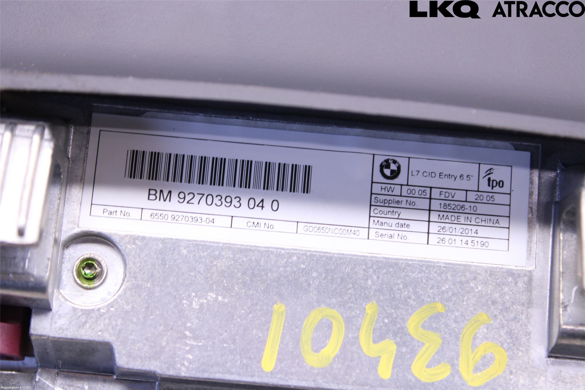 BMW 3 GT F34 13-19 Cd Radio - Multimediapanel