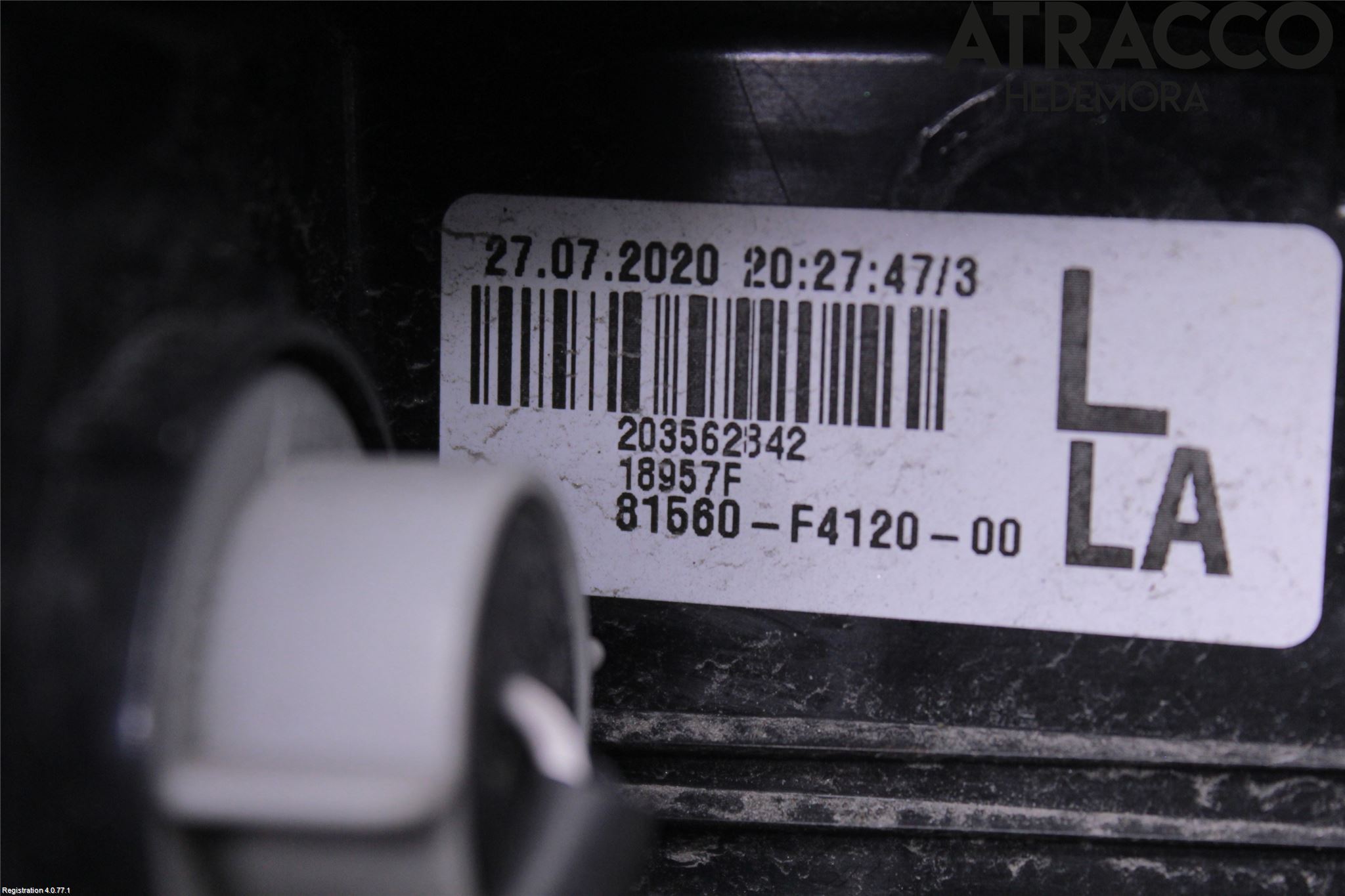 Toyota C-HR 16-23 Bakljus Vänster