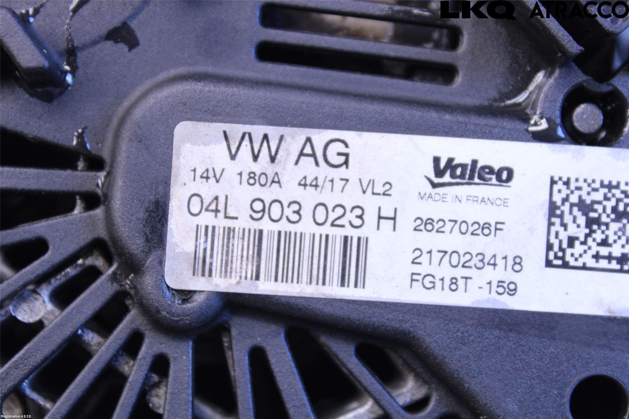 Volkswagen VW TIGUAN 16-24 Generator