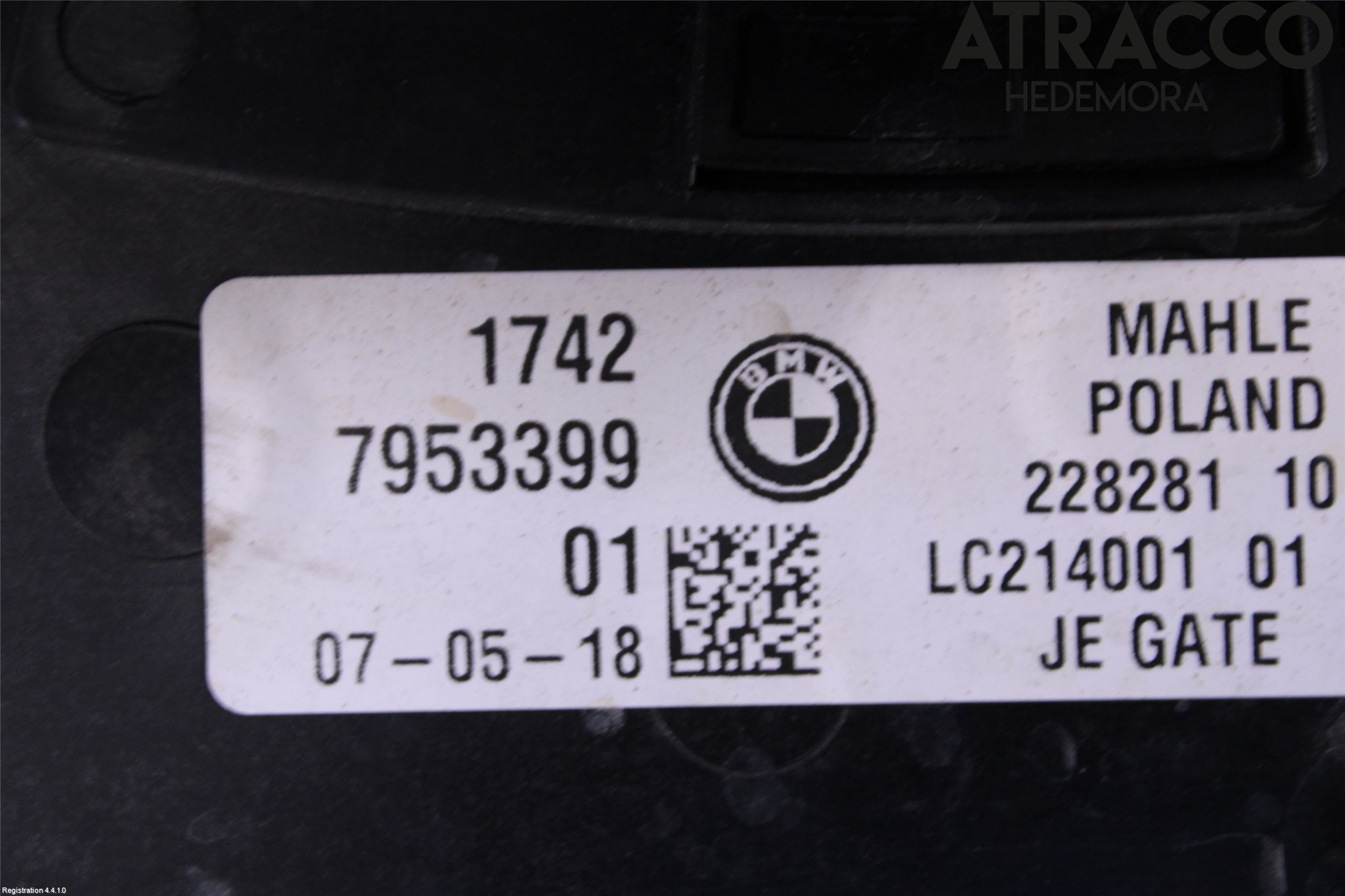 BMW 7 G11/G12 15-22 Kylfläkt El