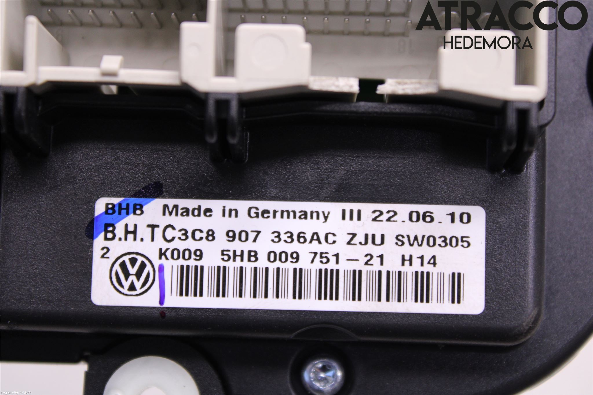 Volkswagen VW GOLF VI 09-13 Ac Styrenhet Ac Manöveren
