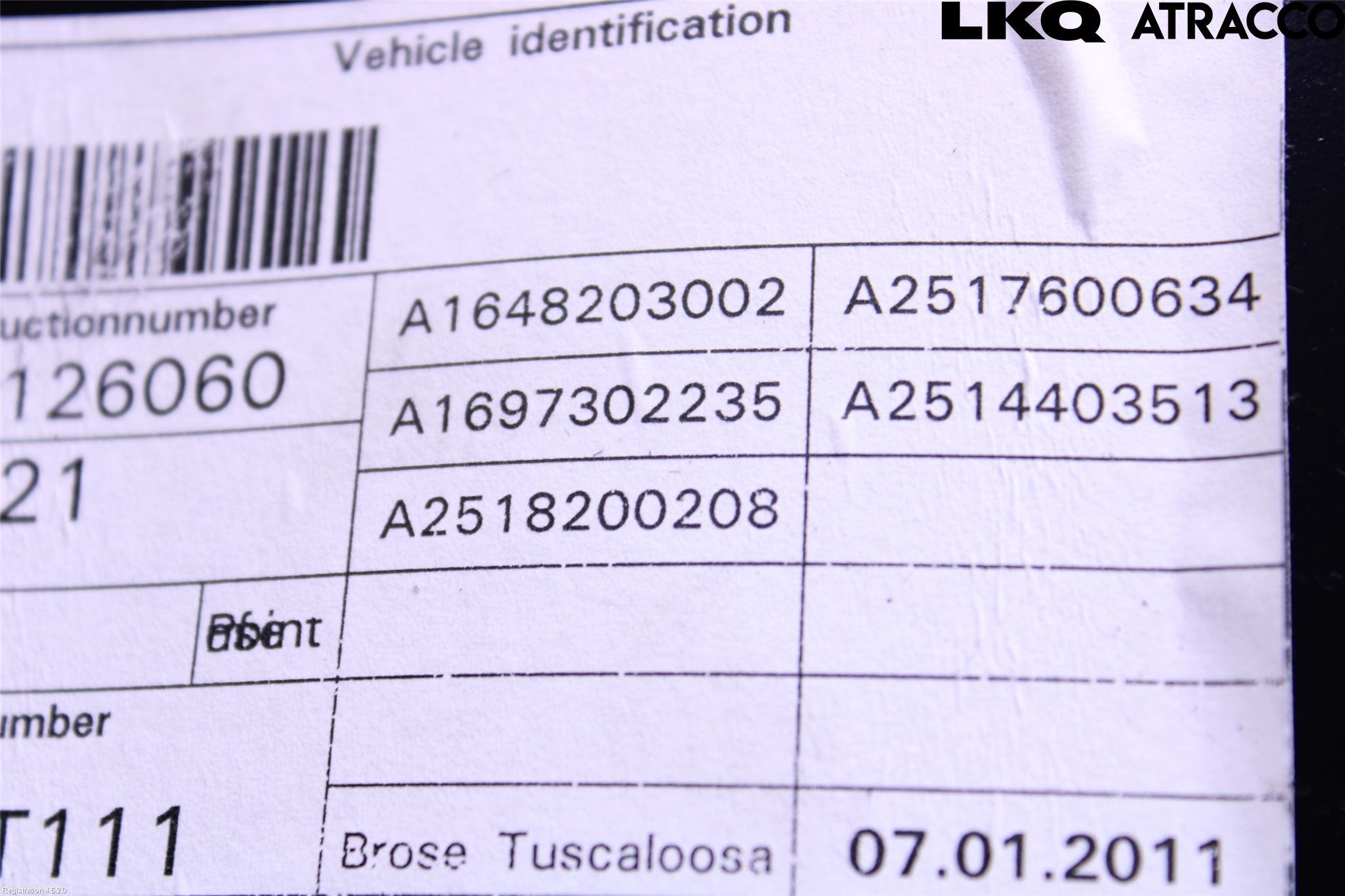Mercedes-Benz MB R-KLASS (W251) 05-13 Fönsterhiss El Kompl