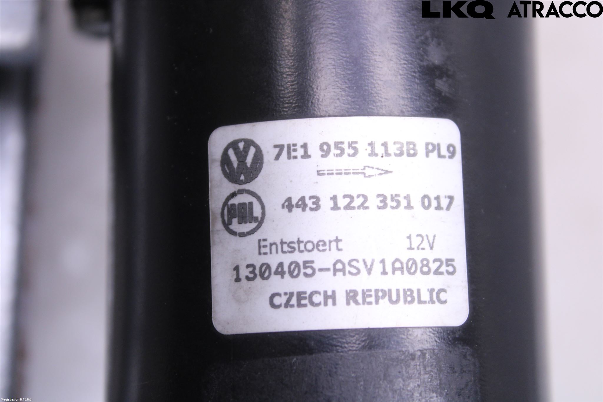 Volkswagen VW TRANSP/CARAVELLE (T5) 04-15 Torkarmotor Vindruta