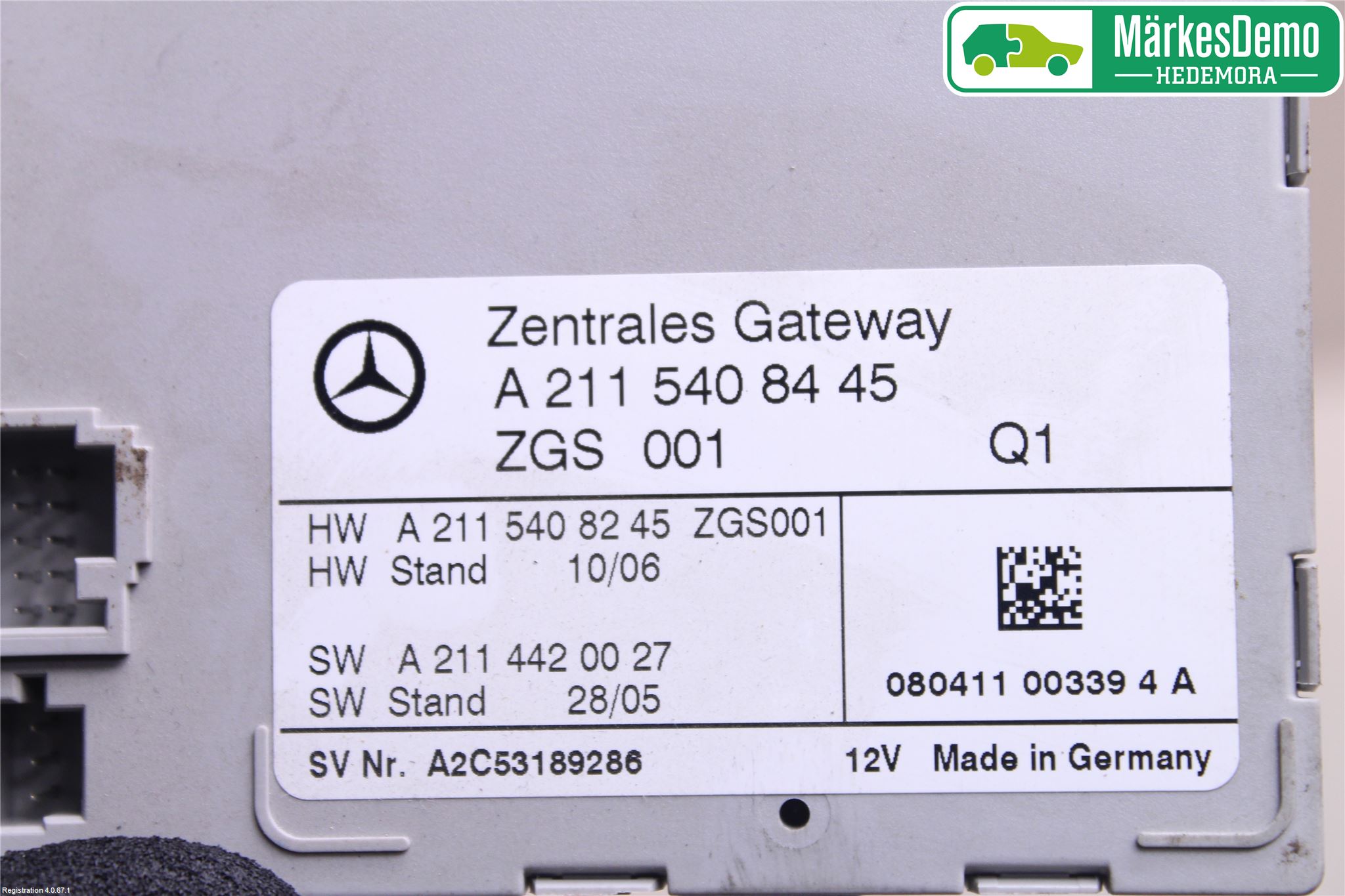 Mercedes-Benz MB CLS (C219) 03-11 Styrenhet Övrigt
