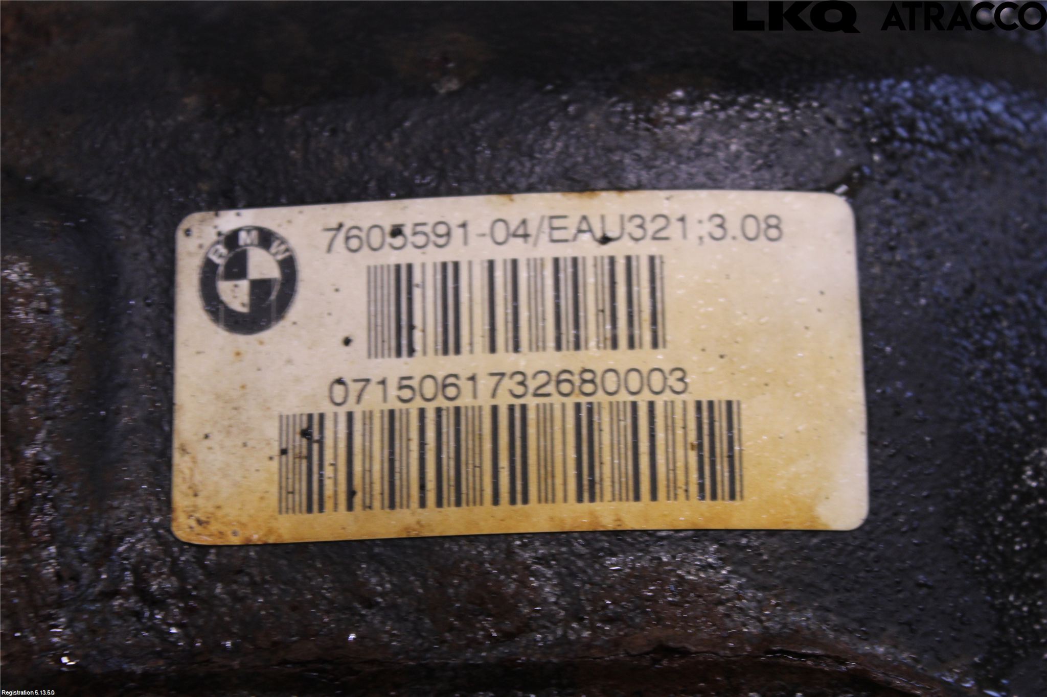 BMW 1 F20/F21 11-19 Bakväxel-Diff