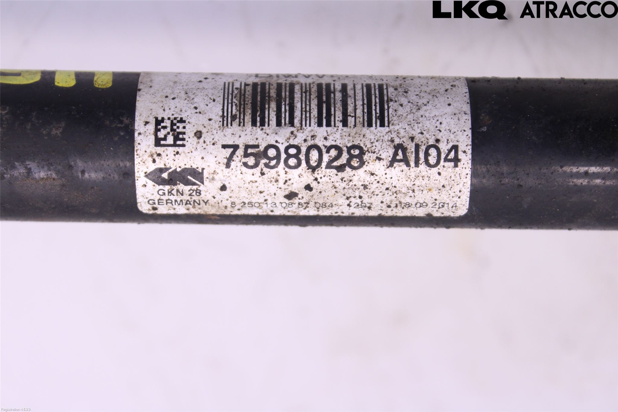 BMW X4 F26 14-18 Drivaxel Fram Höger