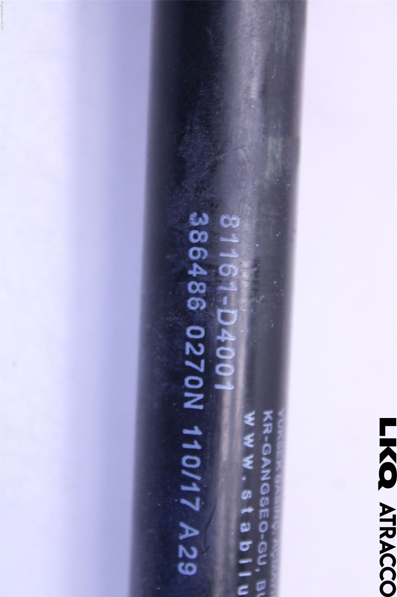 Kia OPTIMA 16-20 Gasfjäder Motorhuv