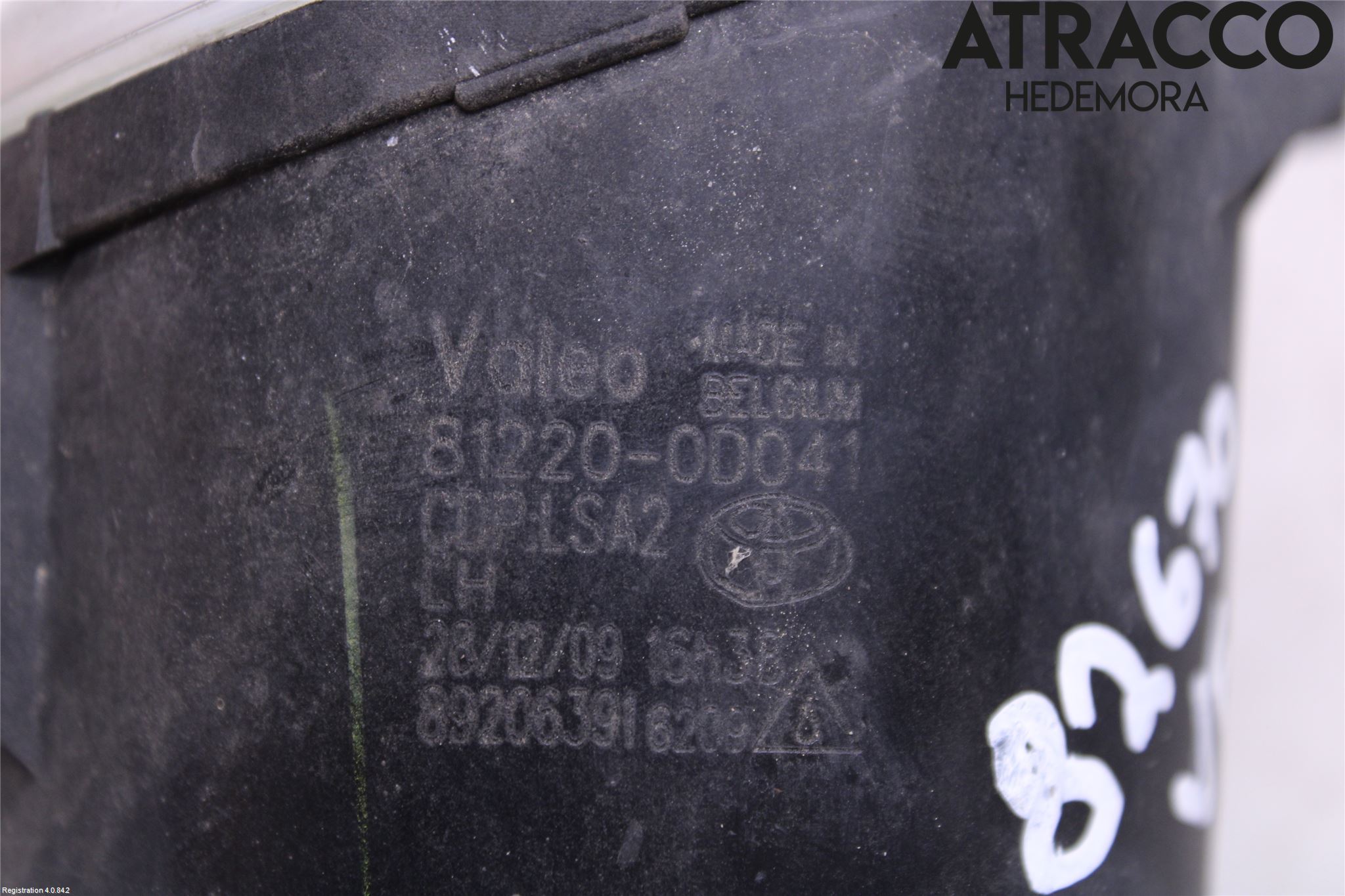 Toyota AURIS 10-12 Dimljus-Varselljus Fram
