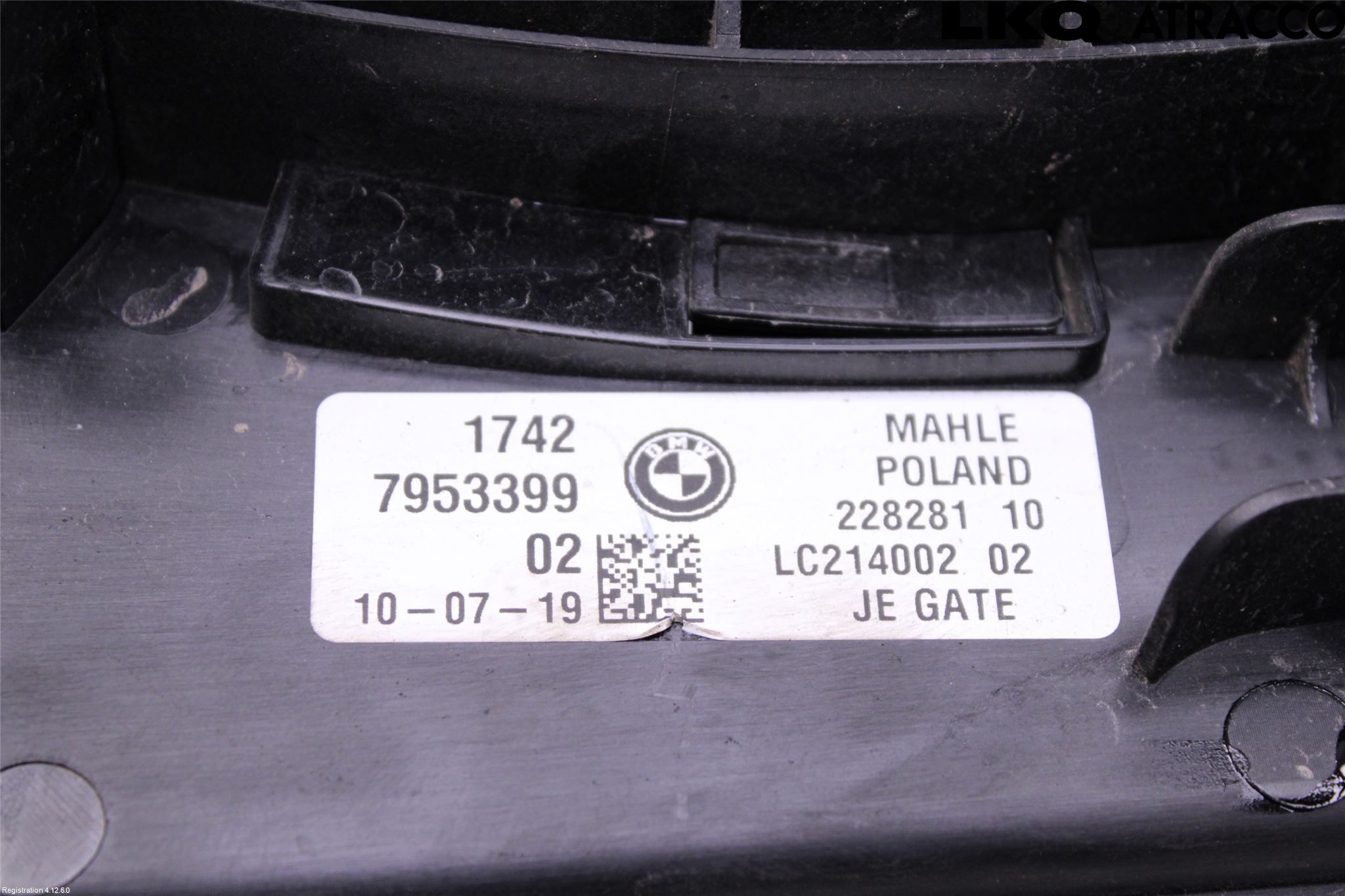 BMW 5 G30/G31/F90 17-23 Kylfläkt El