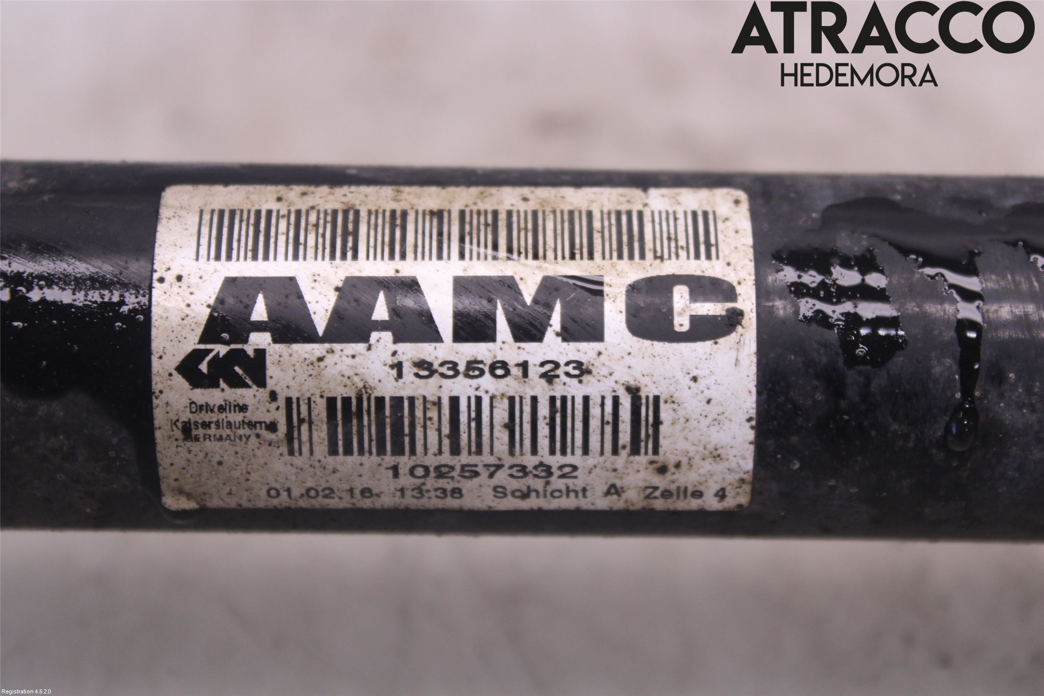 Opel ASTRA J 10-15 Drivaxel Fram Höger