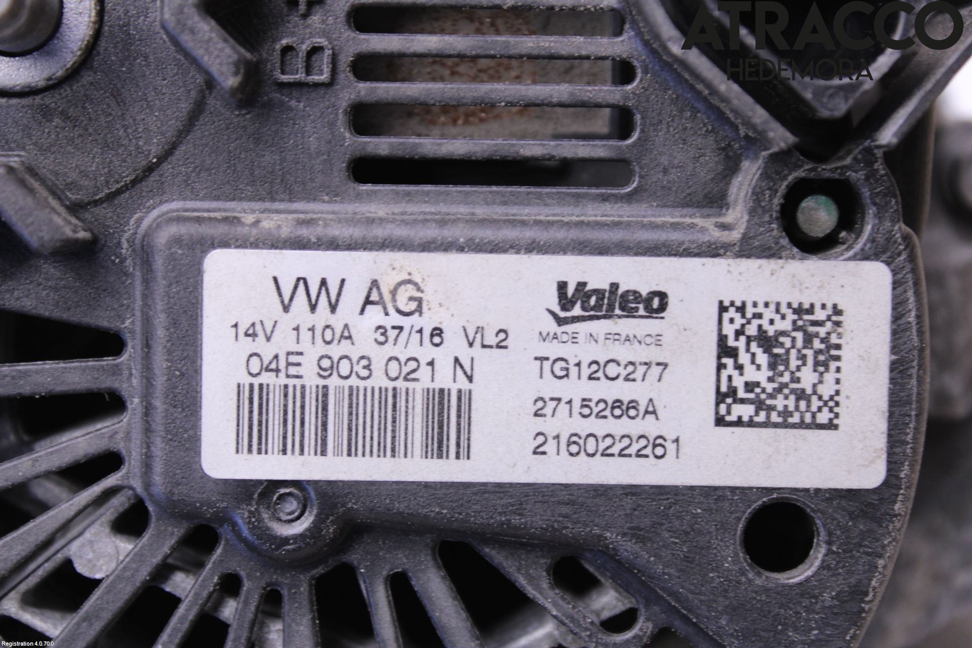Volkswagen VW POLO 10-17 Generator