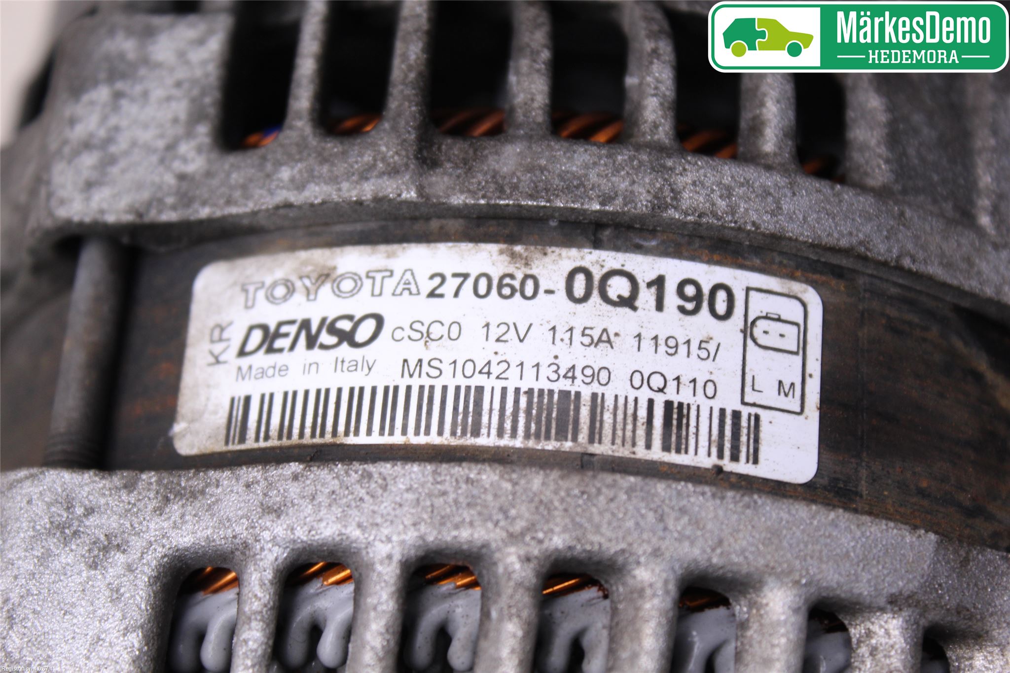 Toyota AYGO 15-21 Generator