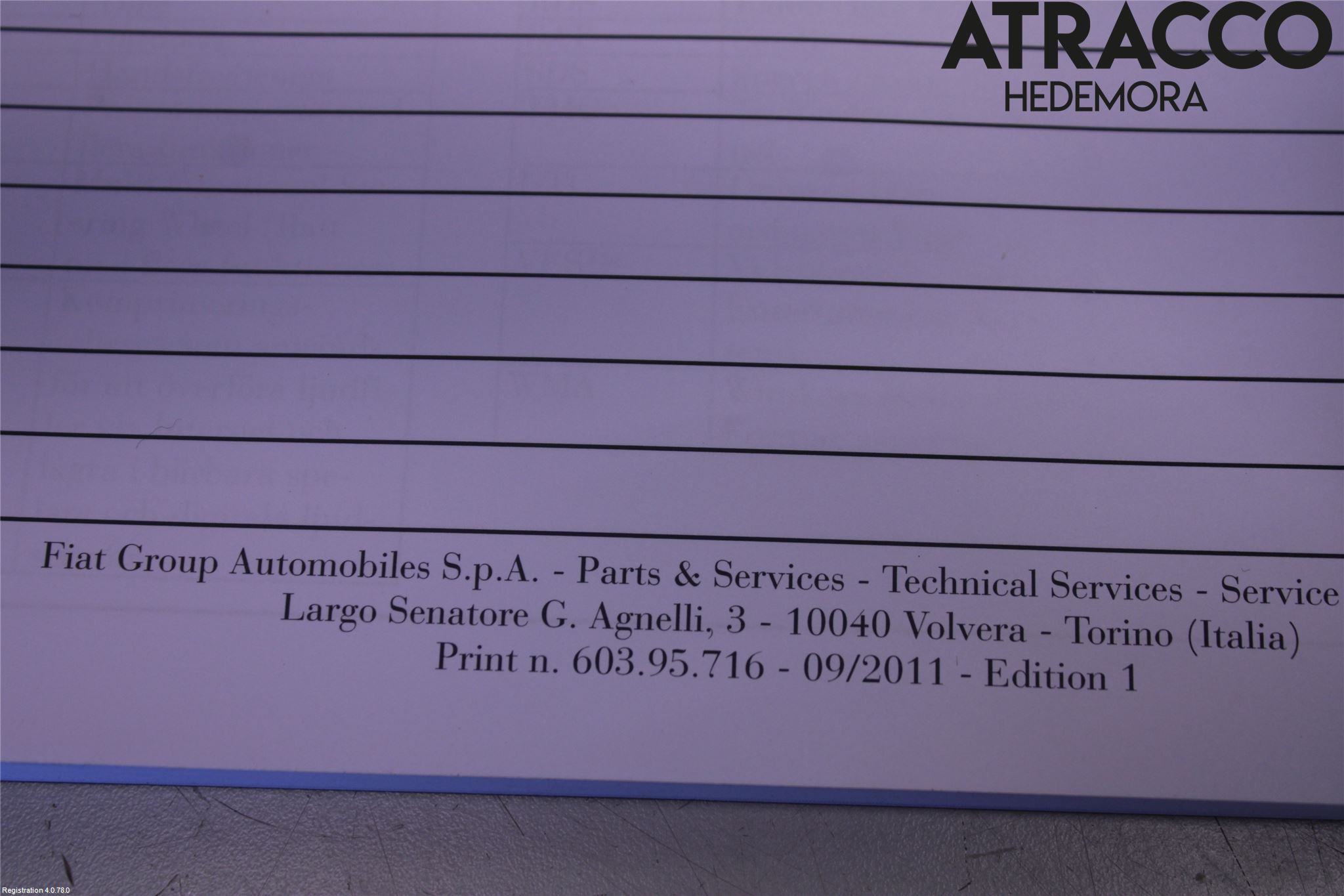 Lancia VOYAGER Instruktionsbok