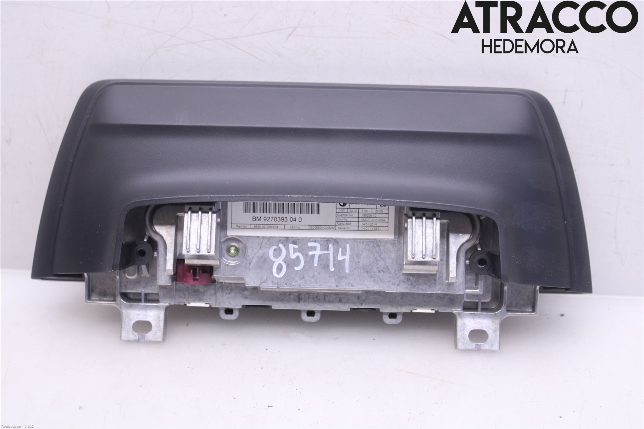 BMW 3 F30/F31/F80 12-19 Bildskärm
