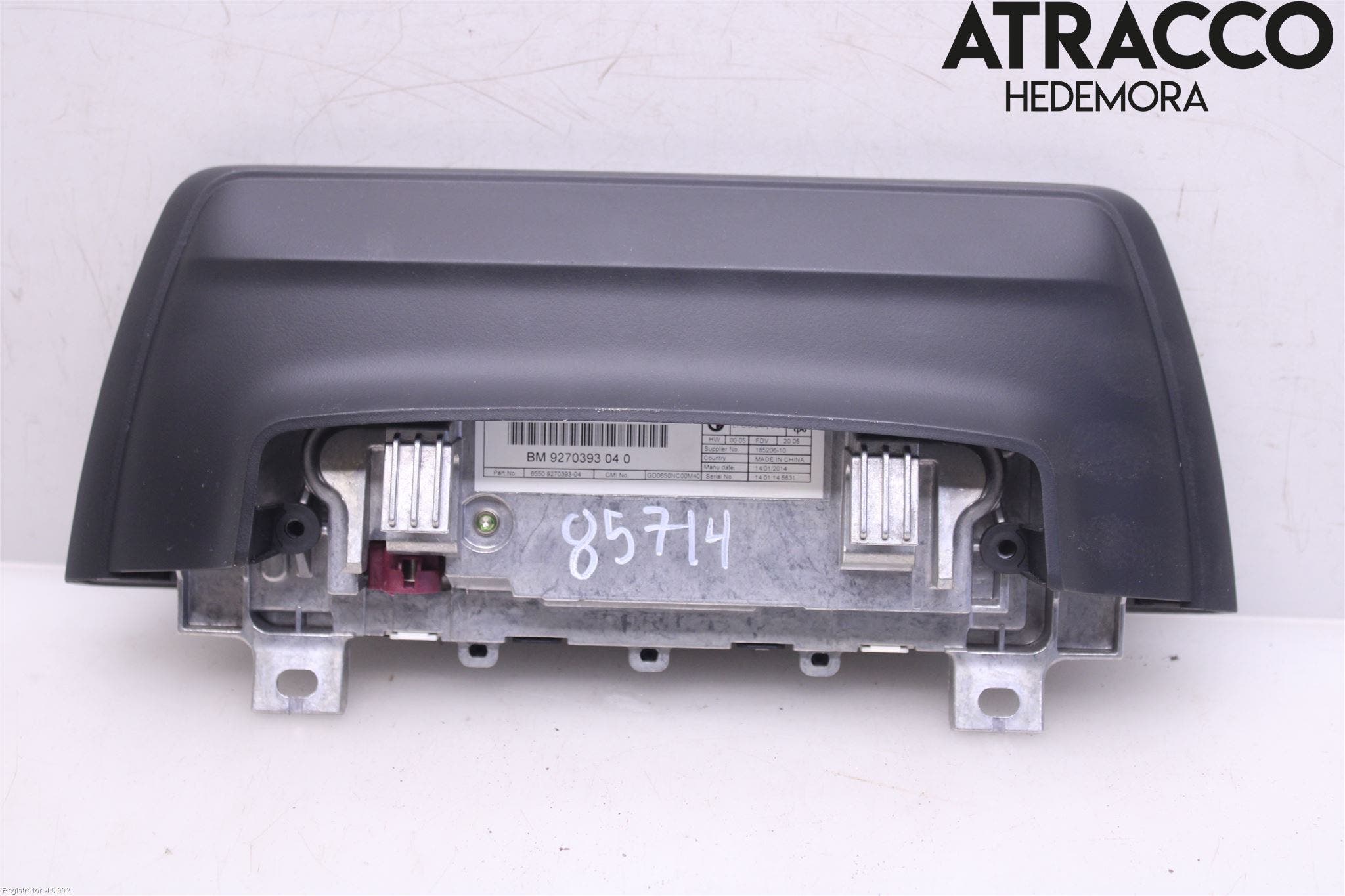 BMW 3 F30/F31/F80 12-19 Bildskärm