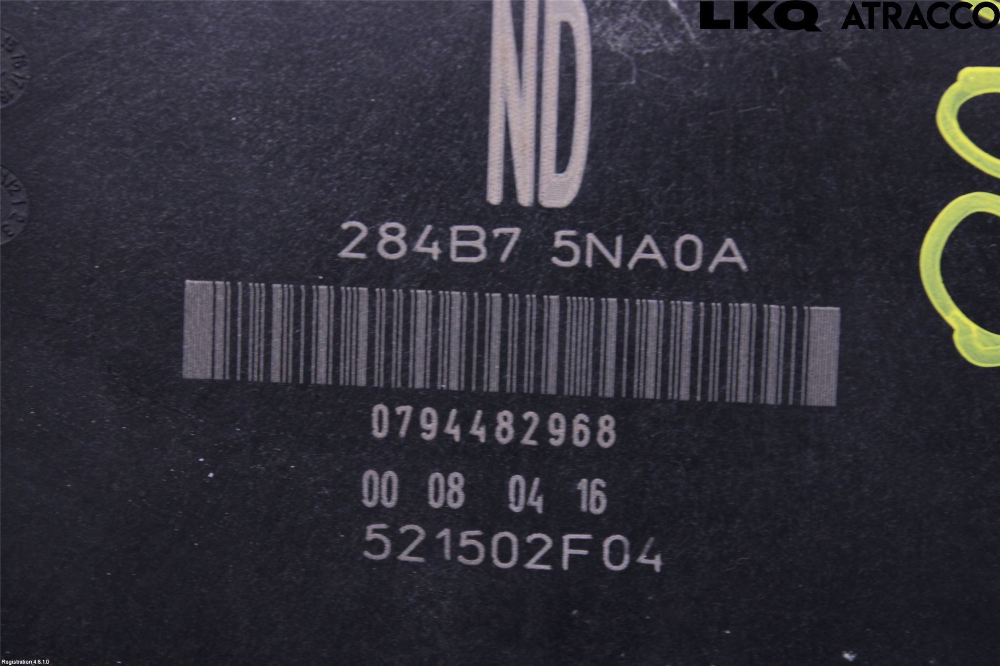 Nissan QASHQAI 14-17 Säkringsdosa-Elcentral