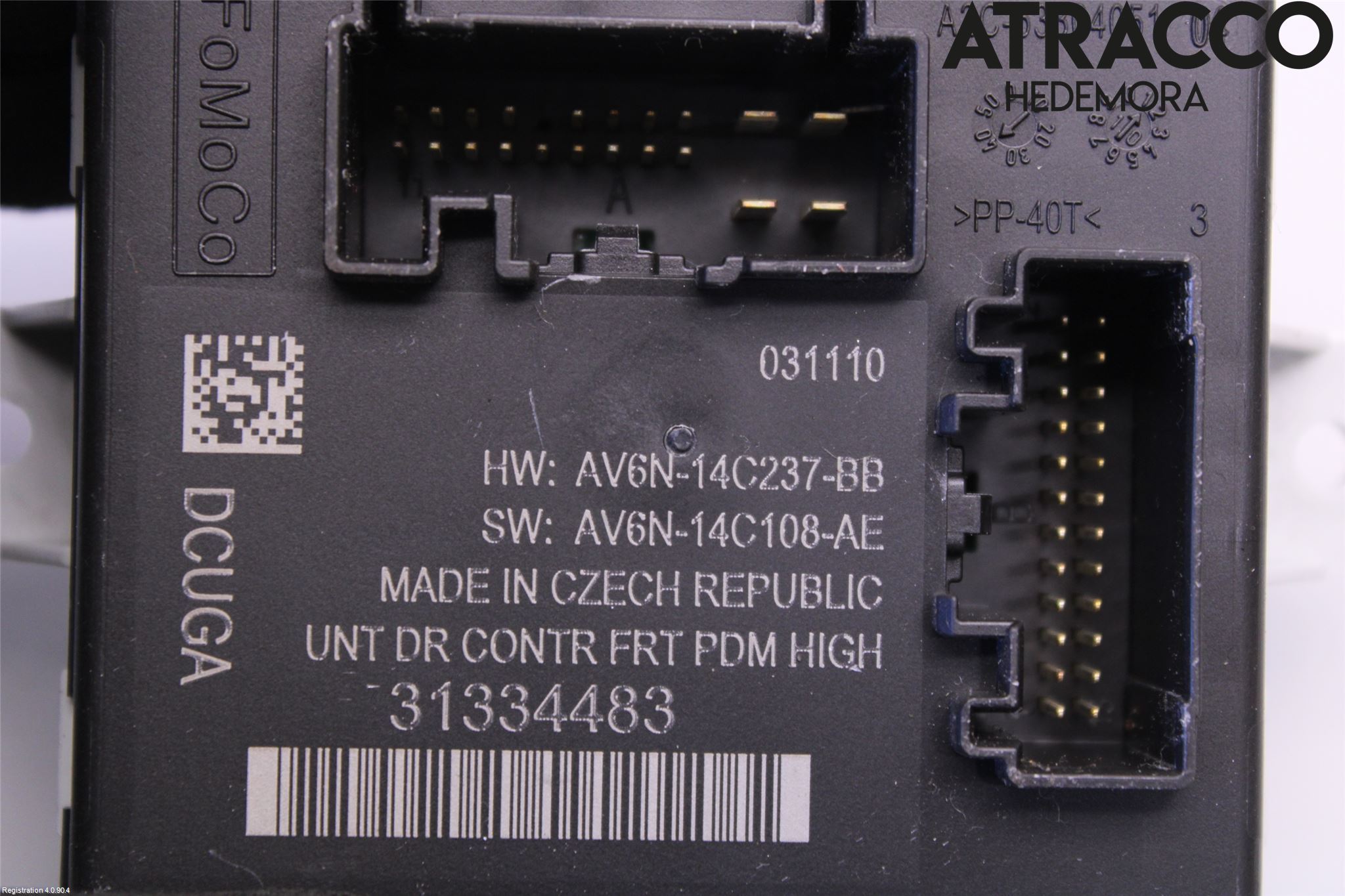 Volvo V60 11-13 Styrenhet Dörr