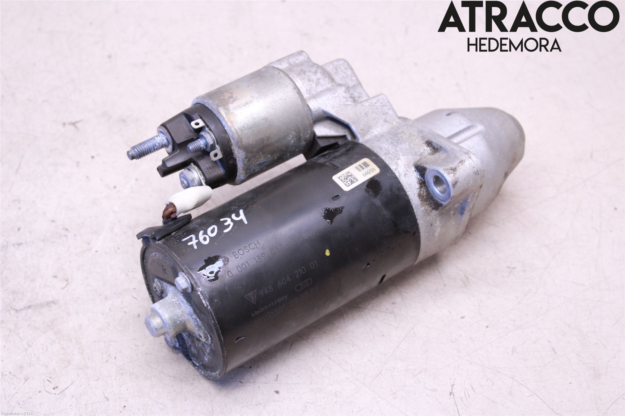 Porsche PANAMERA 09- Startmotor