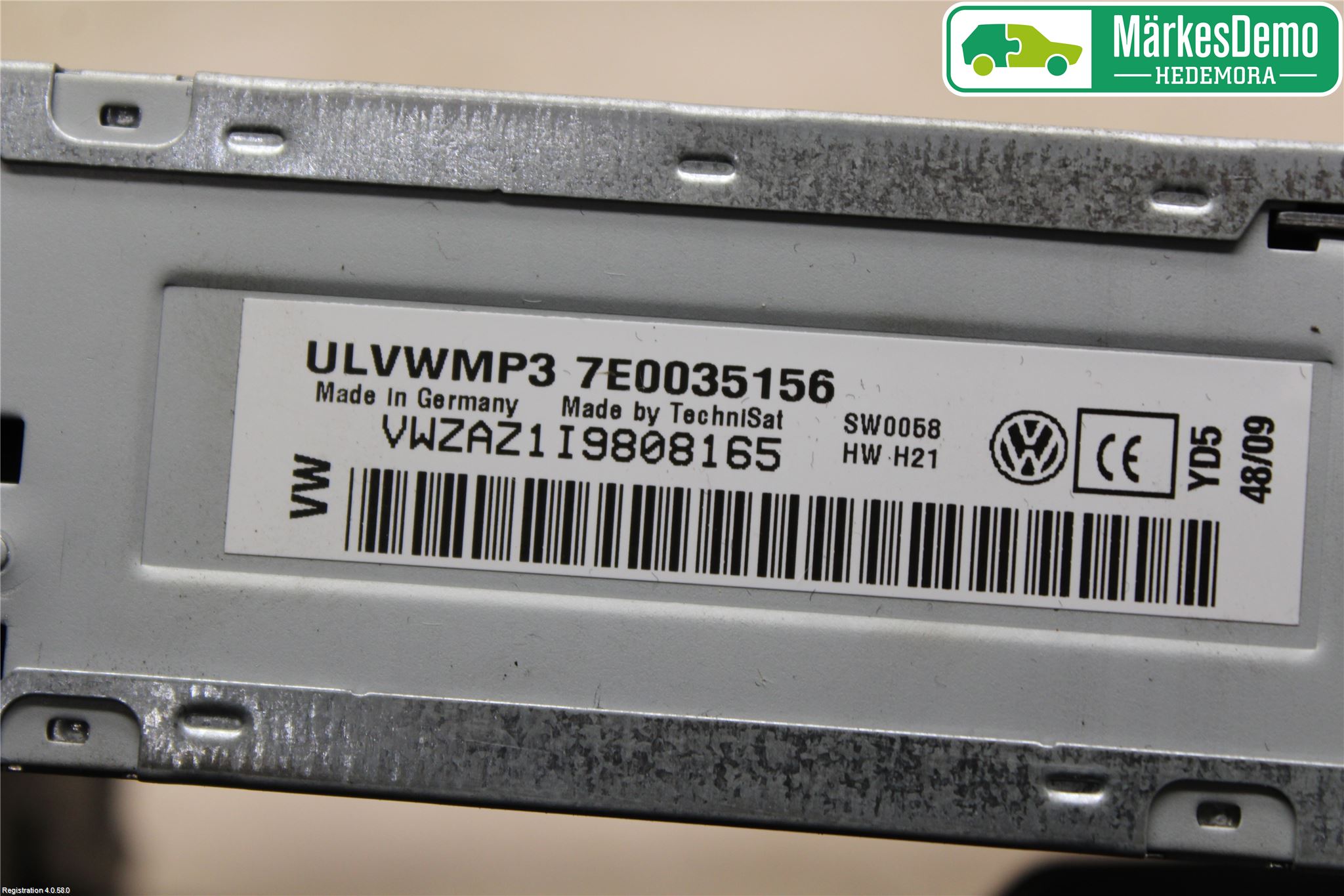Volkswagen VW TRANSP/CARAVELLE (T5) 04-15 Cd Radio - Multimediapanel