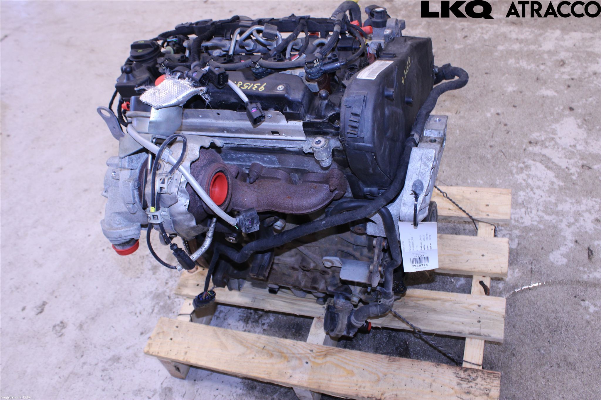 Volkswagen VW CADDY 16-20 Motor Diesel