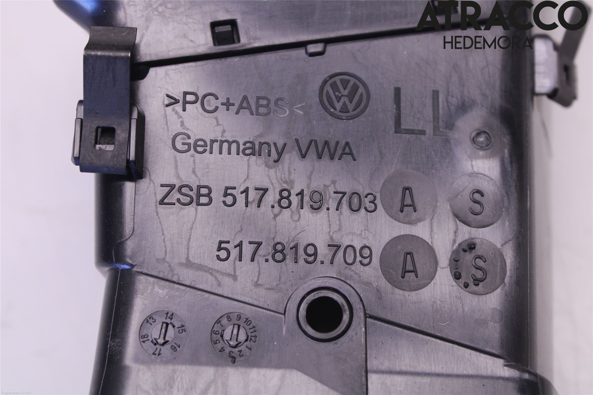 Volkswagen VW GOLF SPORTSVAN 15-20 Defrosterkanal-Munstycke