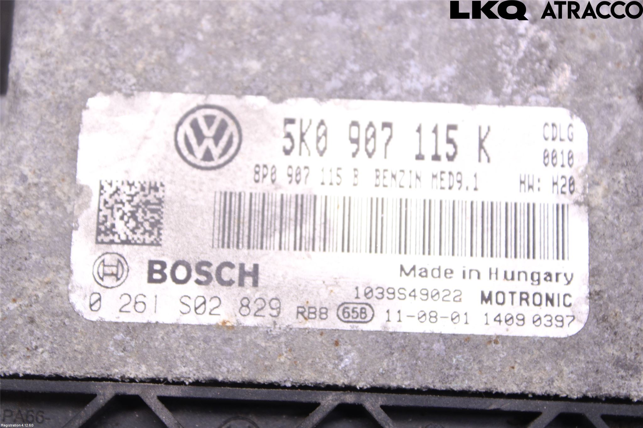 Volkswagen VW GOLF VI 09-13 Styrenhet Insprut Bensin