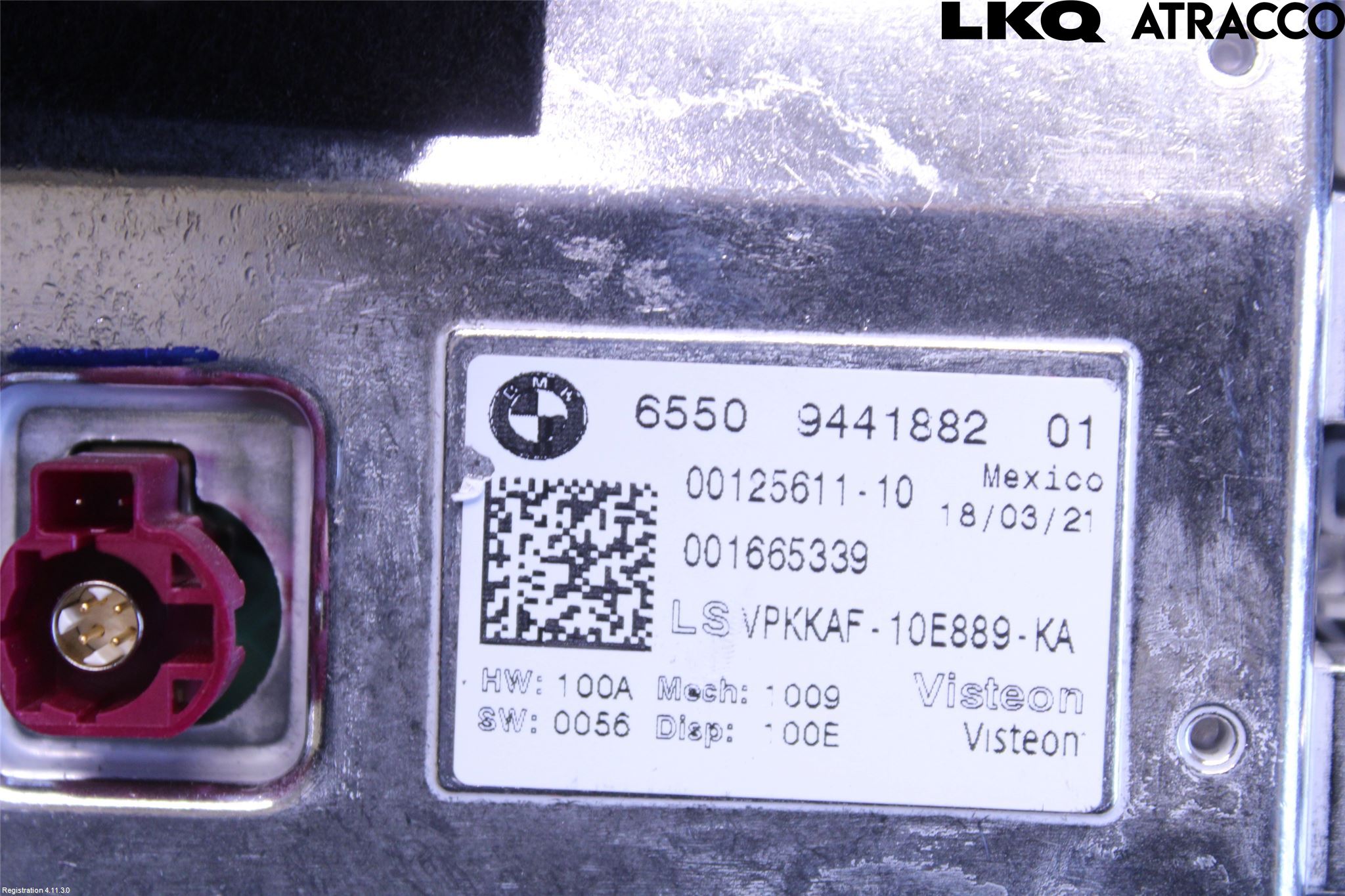 BMW 3 G20/G21/G80/G81 19- Multifunktionsdisplay