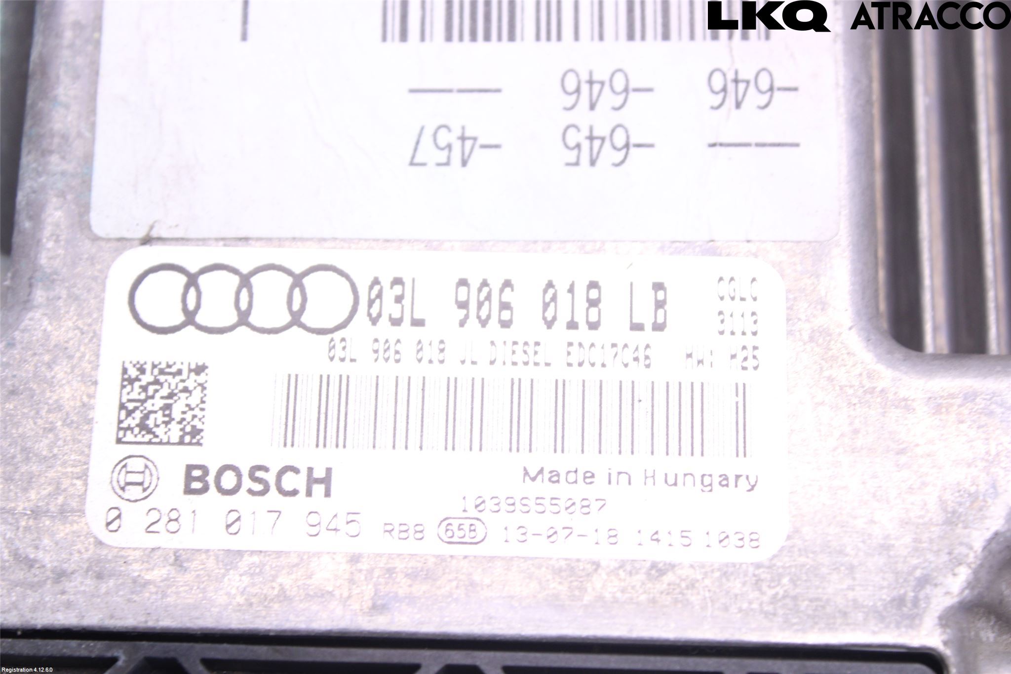 Audi A6/S6 4G 11-18 Styrenhet Inspump Diesel