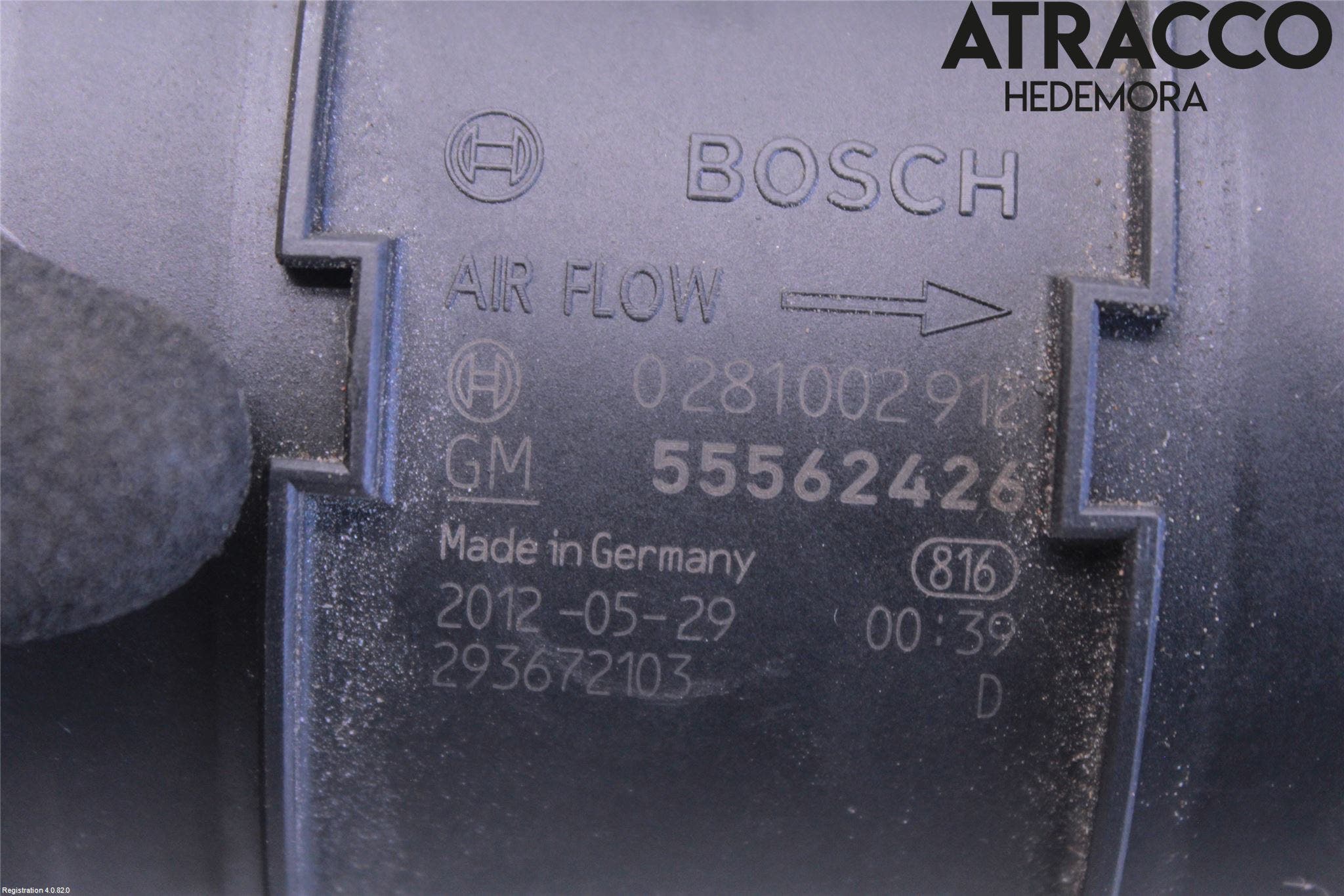 Opel ASTRA J 10-15 Injluftmassamätare